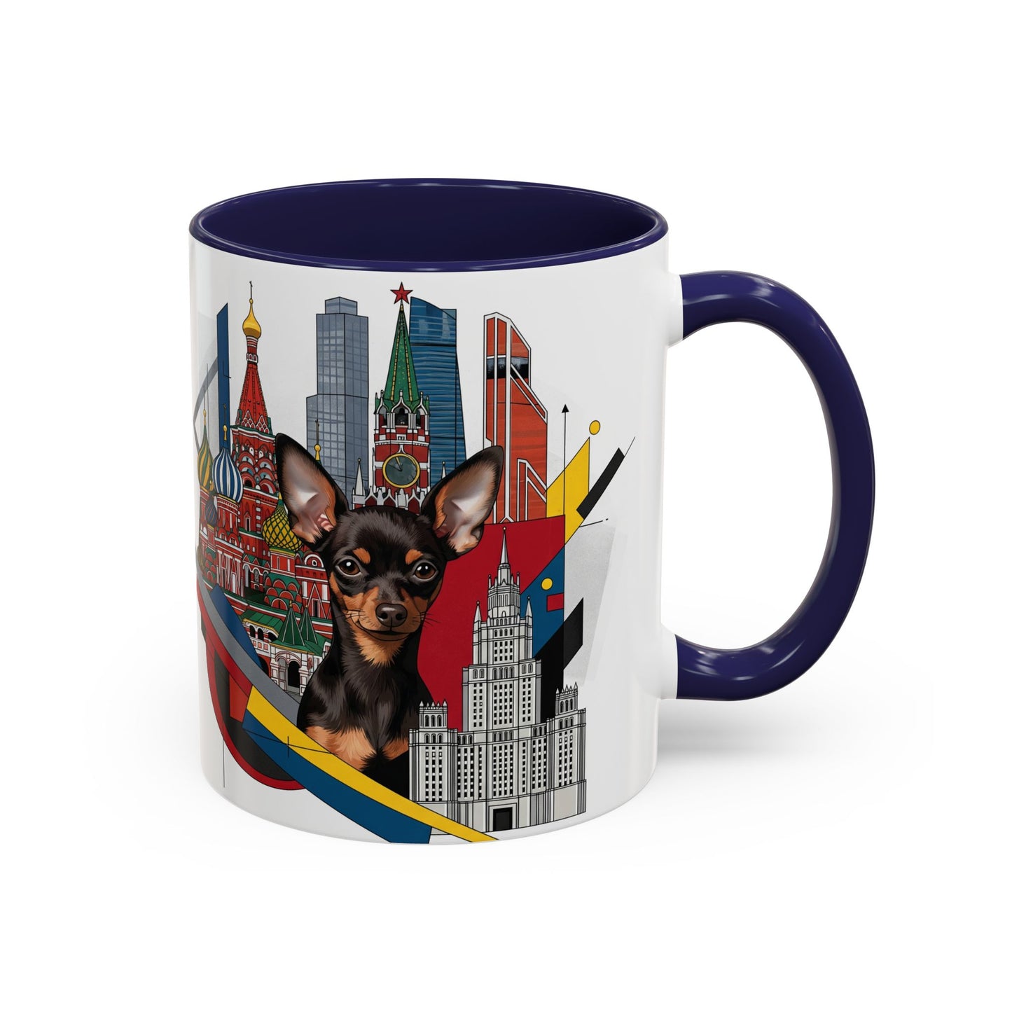 Russian Toy Dog Accent Coffee Mug - Perfect Gift for Dog Lovers