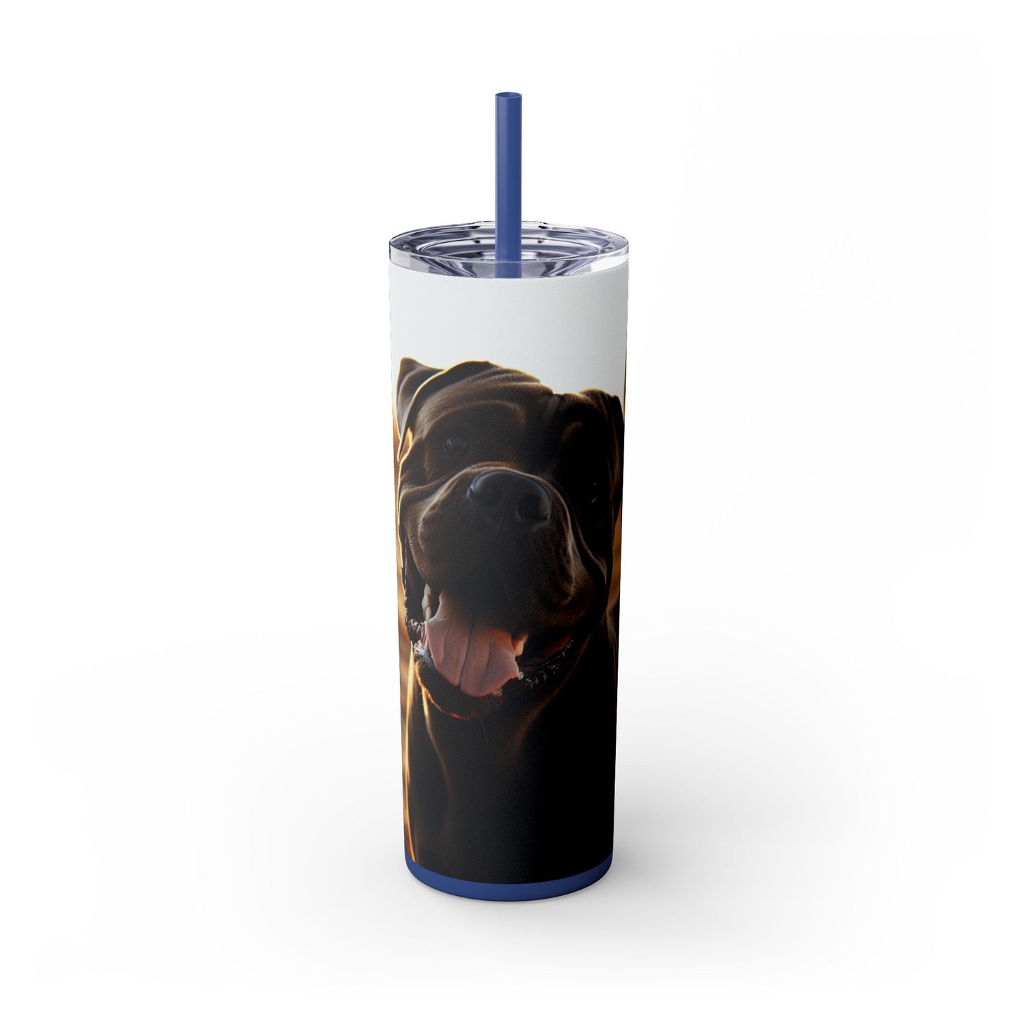 Cane Corso Tumbler with Straw, 20oz