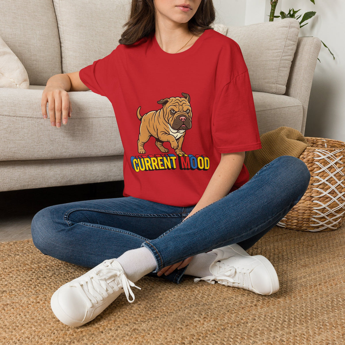Shar Pei Current Mood Tee Shirt
