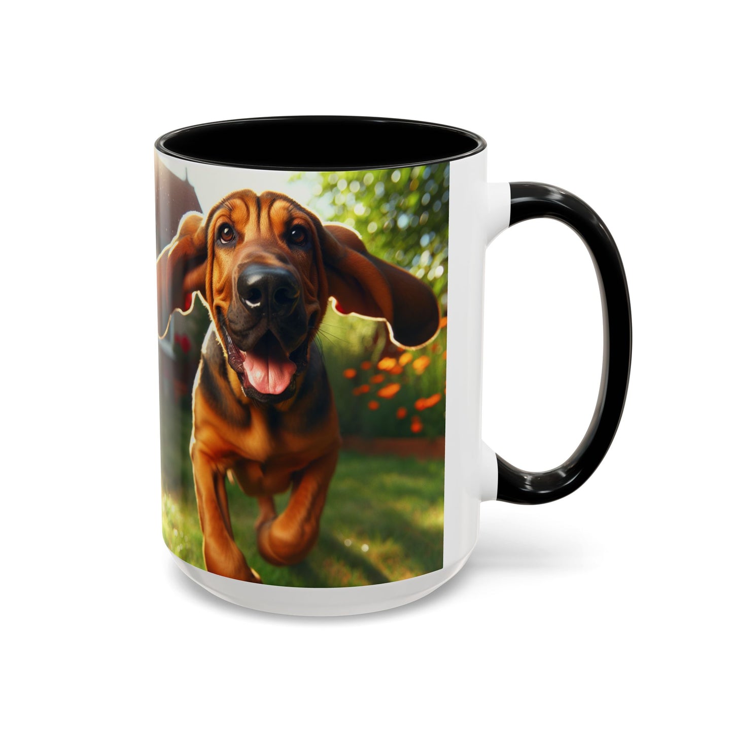 Bloodhound Accent Coffee Mug - Perfect Gift for Dog Lovers
