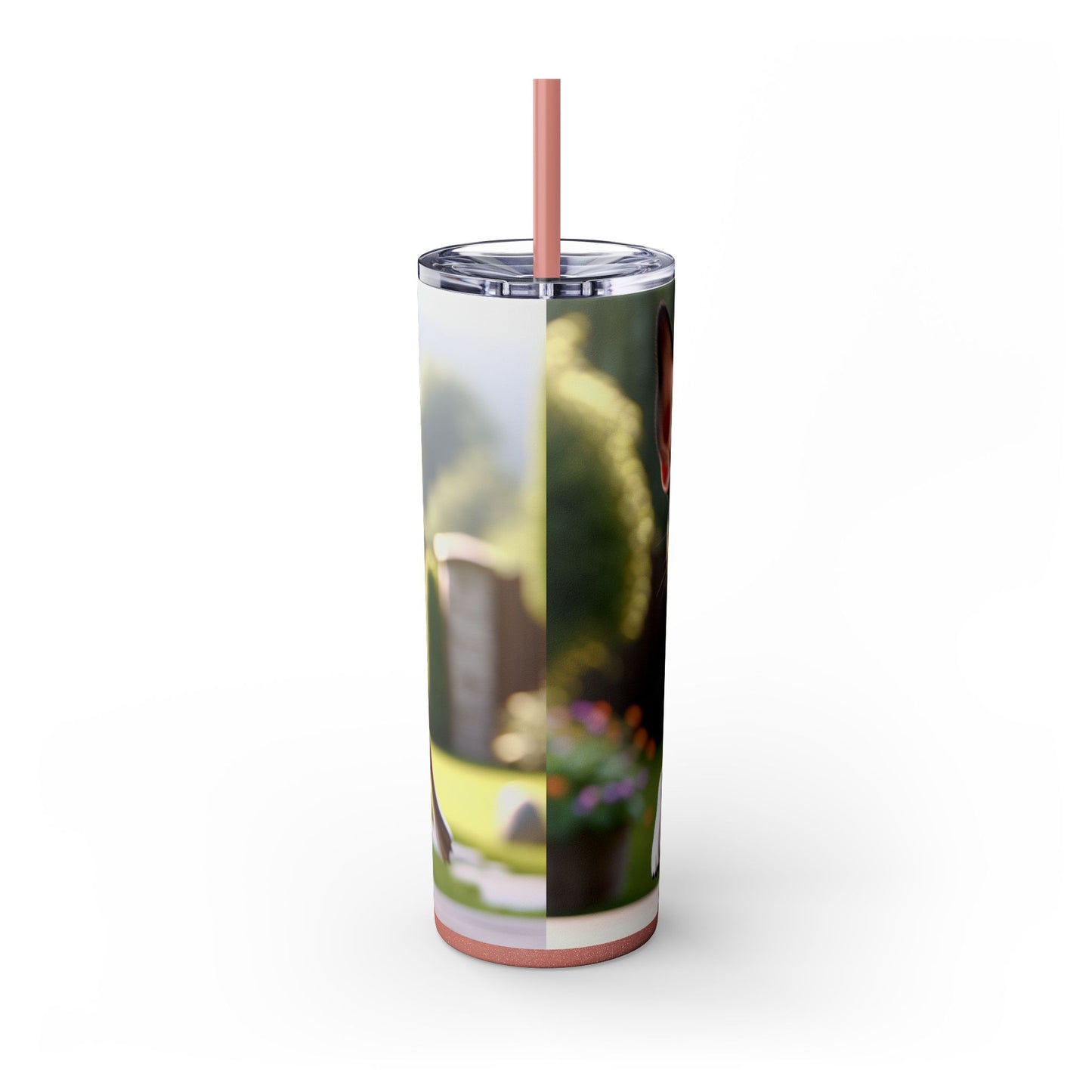 Rat Terrier Tumbler with Straw, 20oz