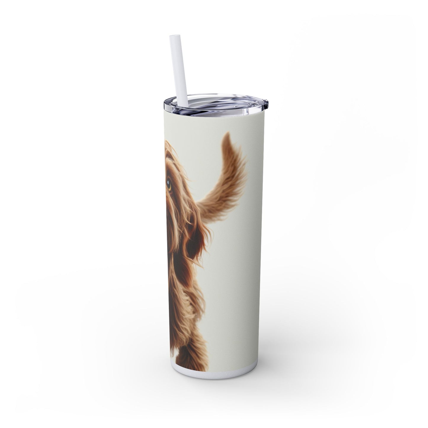 Italian Spinone Tumbler with Straw, 20oz
