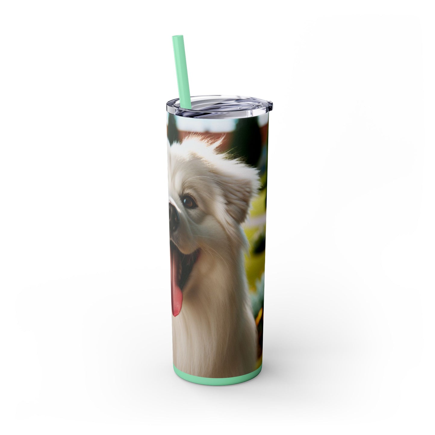 Slovensky Cuvac Tumbler with Straw, 20oz