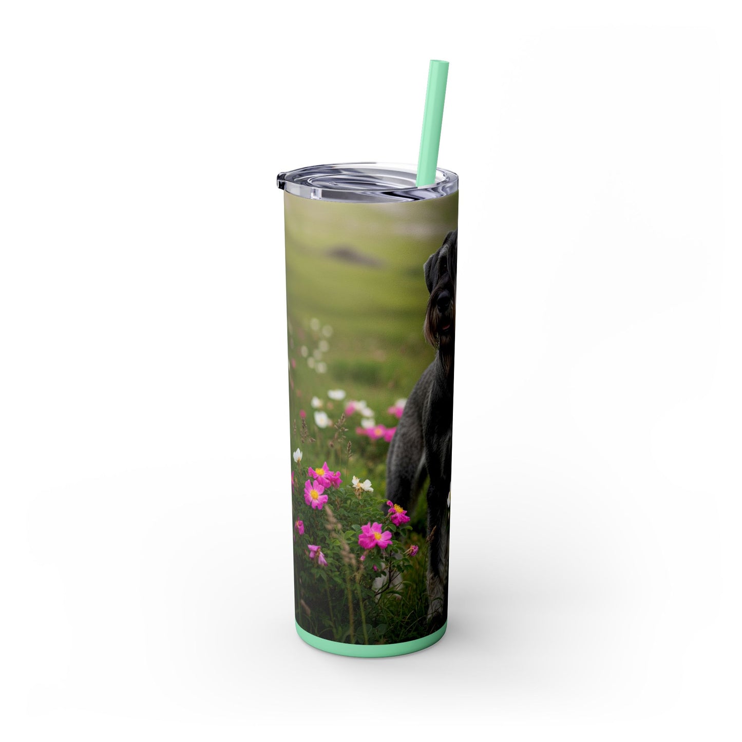 Giant Schnauzer Tumbler with Straw, 20oz