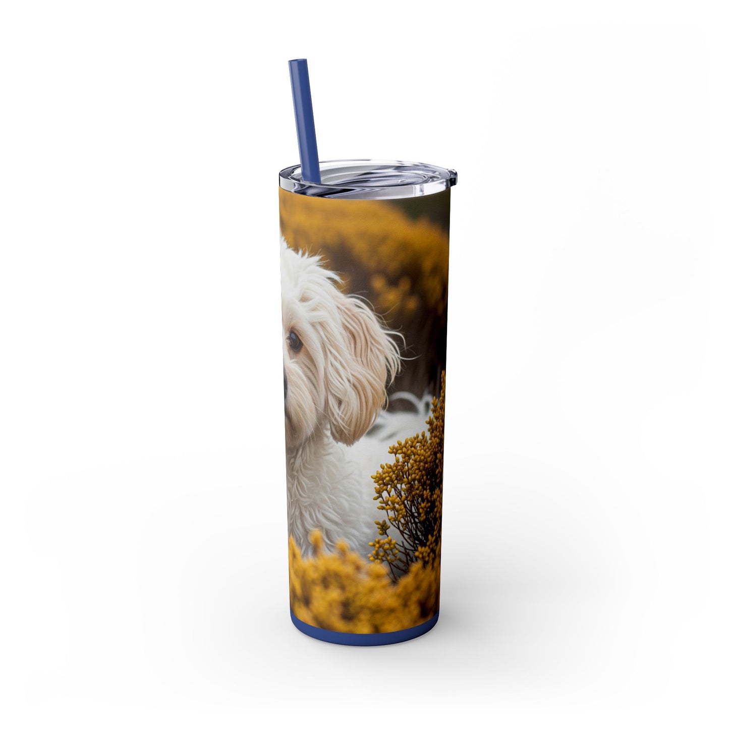 Maltipoo Tumbler with Straw, 20oz
