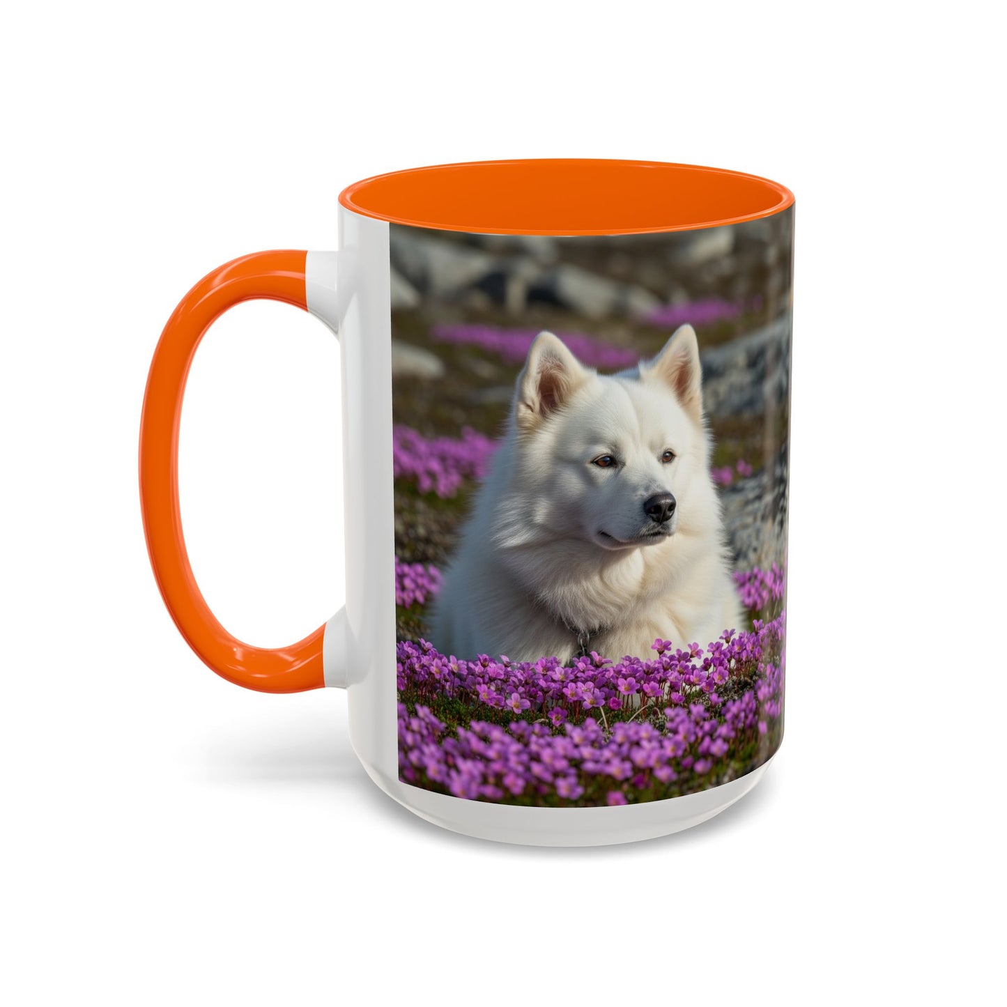 Canadian Eskimo Dog Accent Coffee Mug - Perfect Gift for Dog Lovers