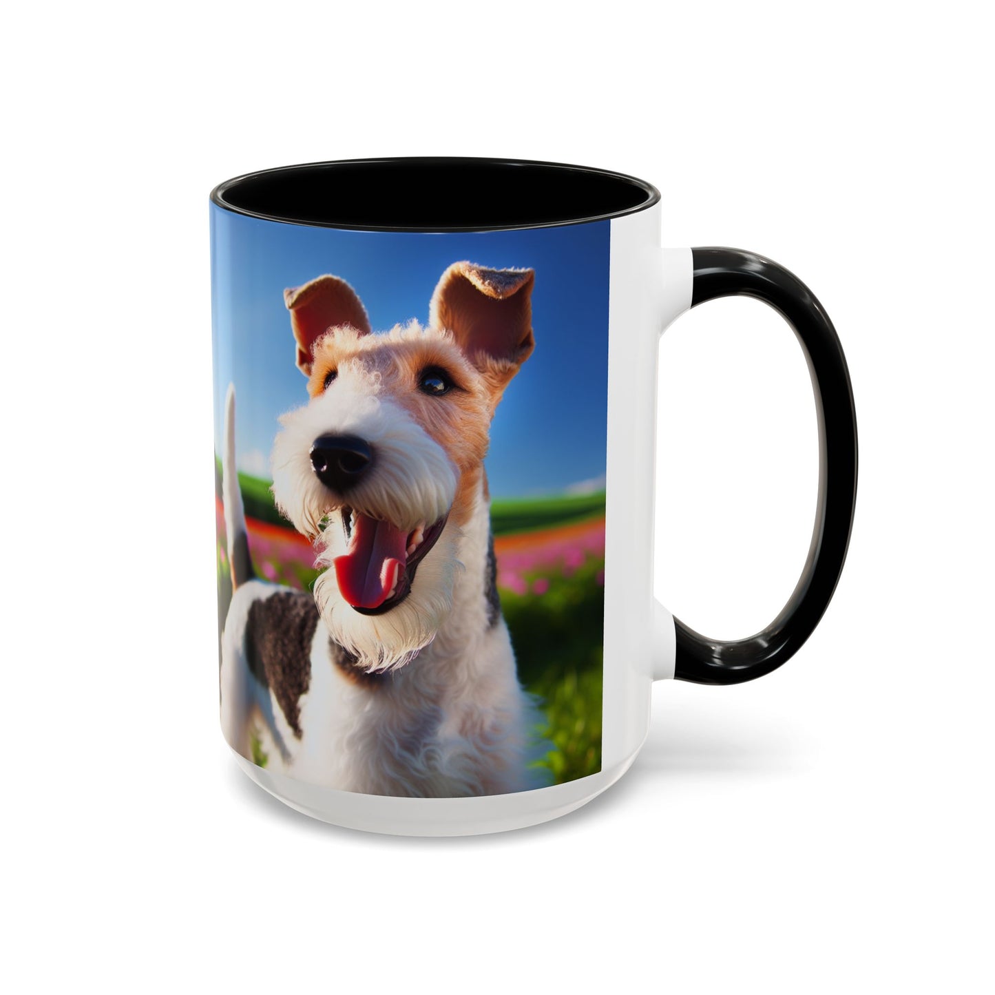 Wire Fox Terrier Accent Coffee Mug - Perfect Gift for Dog Lovers