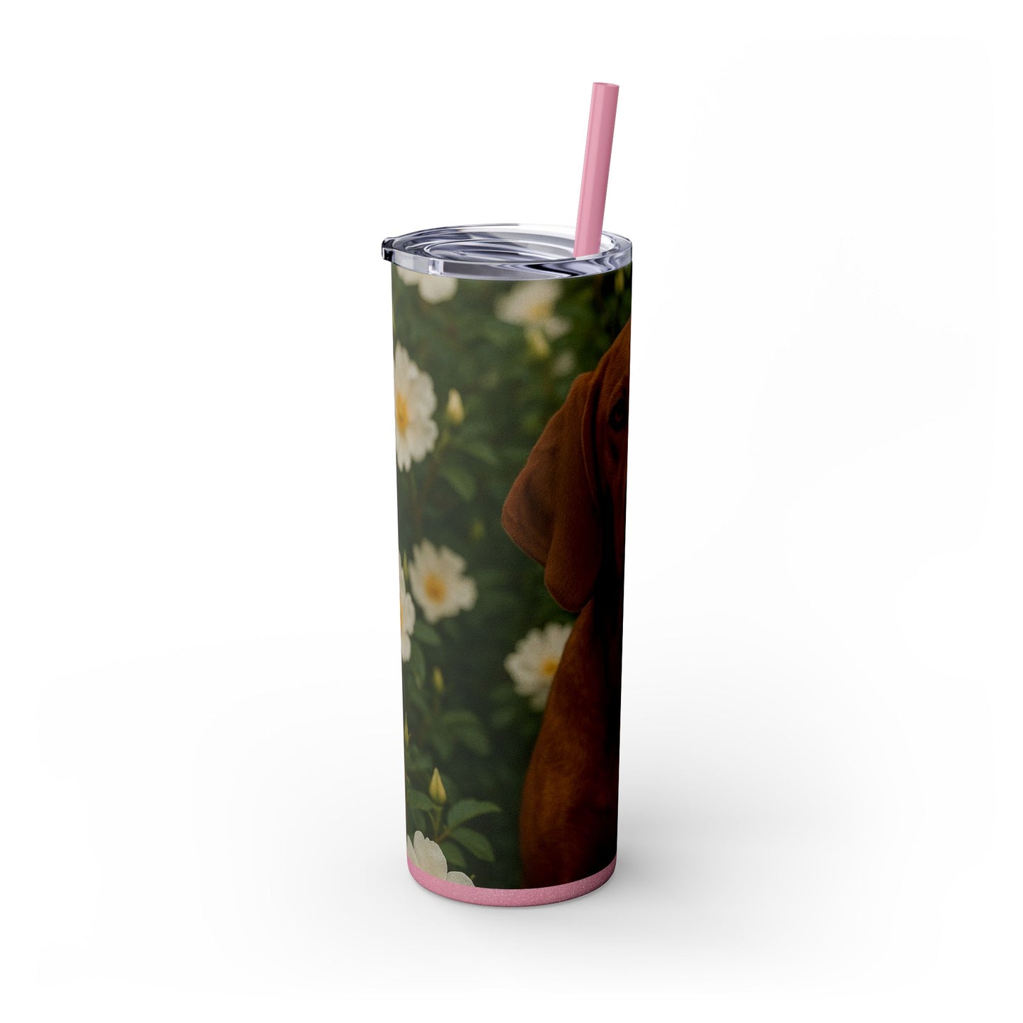 Redbone Coonhound Tumbler with Straw, 20oz