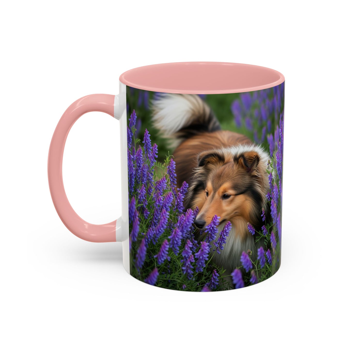 Shetland Sheepdog Accent Coffee Mug - Perfect Gift for Dog Lovers