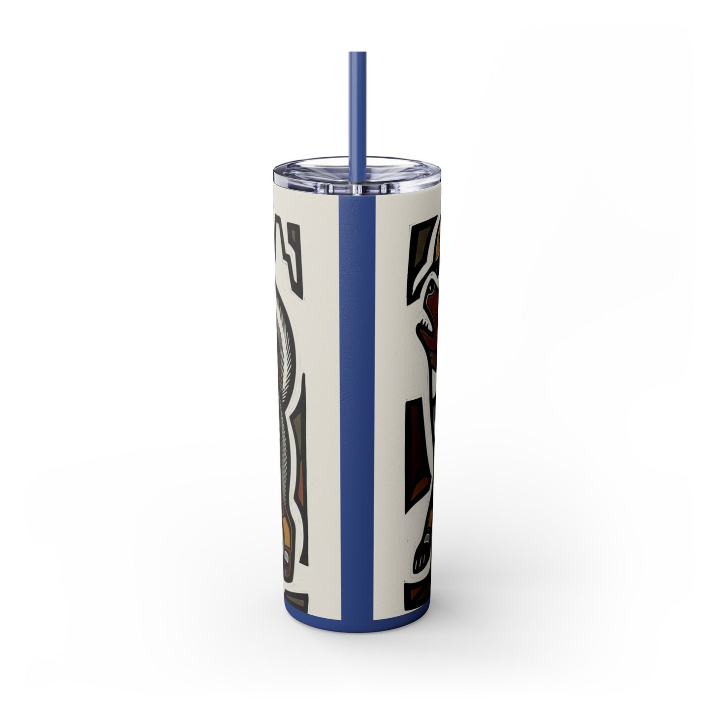 Canadian Eskimo Dog Tumbler with Straw, 20oz