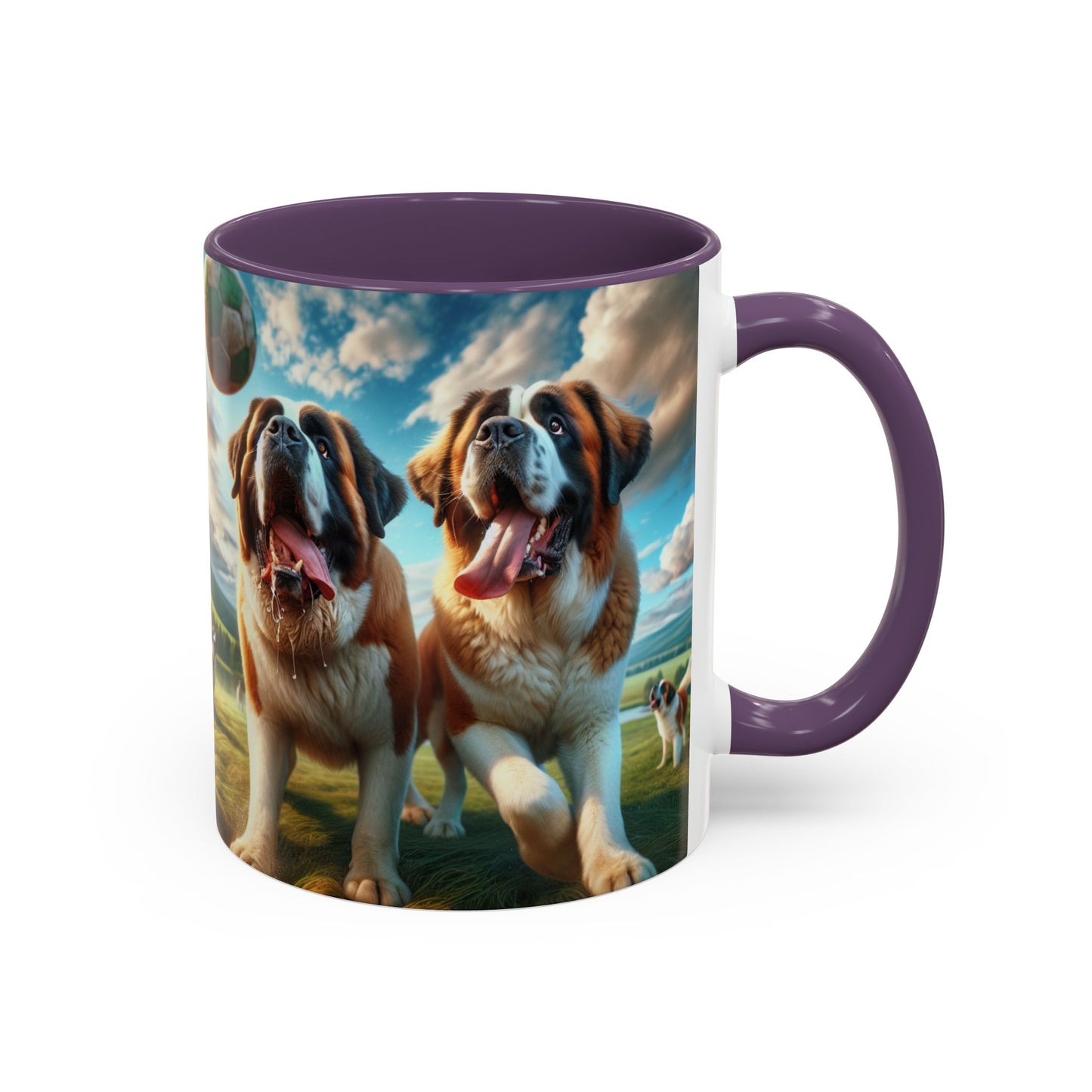 Saint Bernard Accent Coffee Mug - Perfect Gift for Dog Lovers
