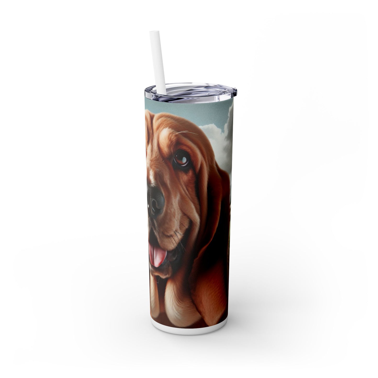 Basset Fauve de Bretagne Tumbler with Straw, 20oz
