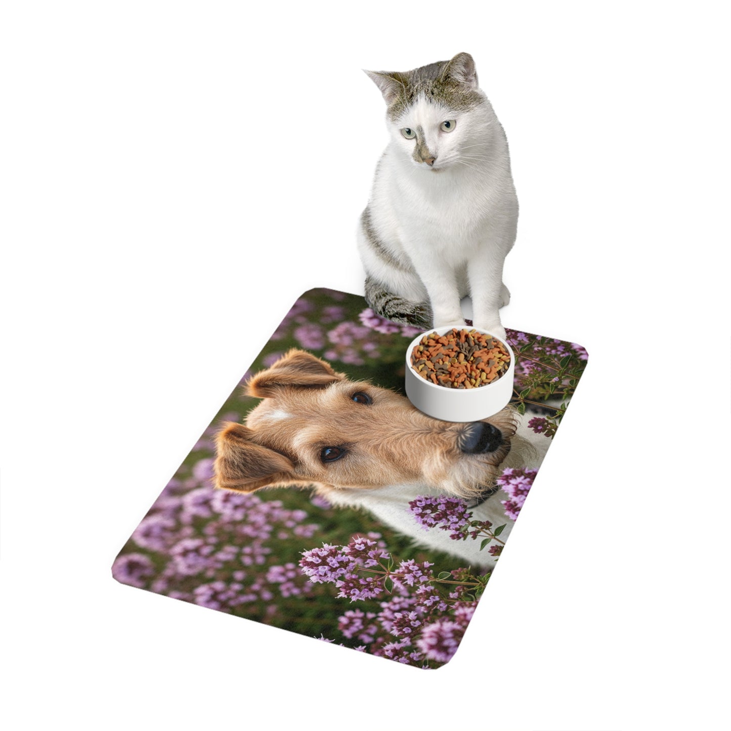 Pet Food Mat (12x18) - Fox Terrier