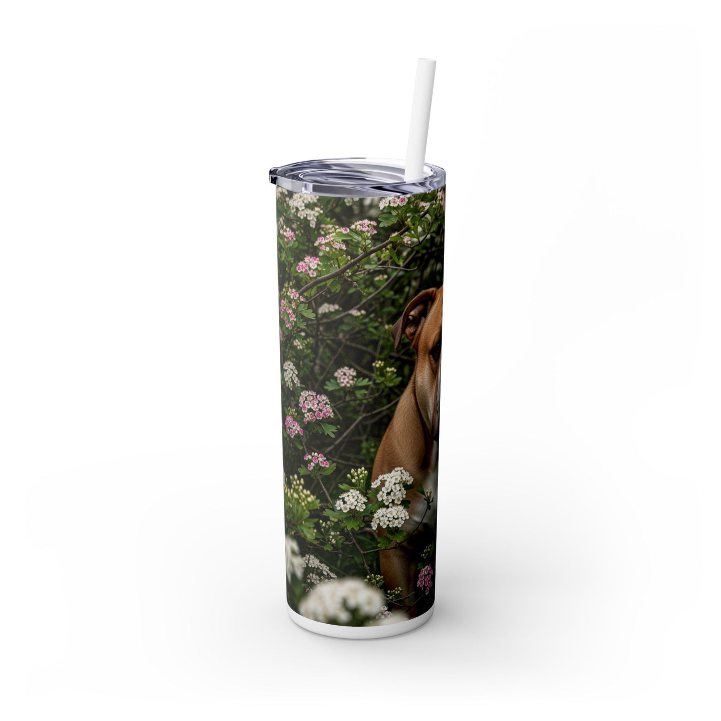 Olde English Bulldogge Tumbler with Straw, 20oz