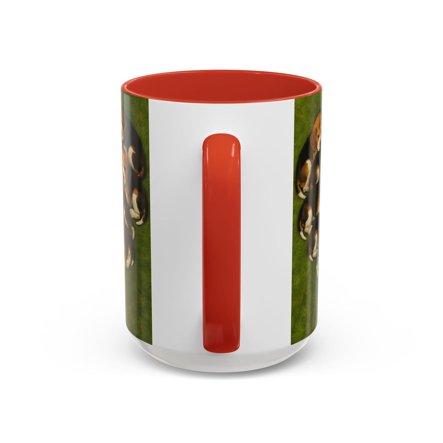 Beagle puppies Accent Coffee Mug - Perfect Gift for Dog Lovers