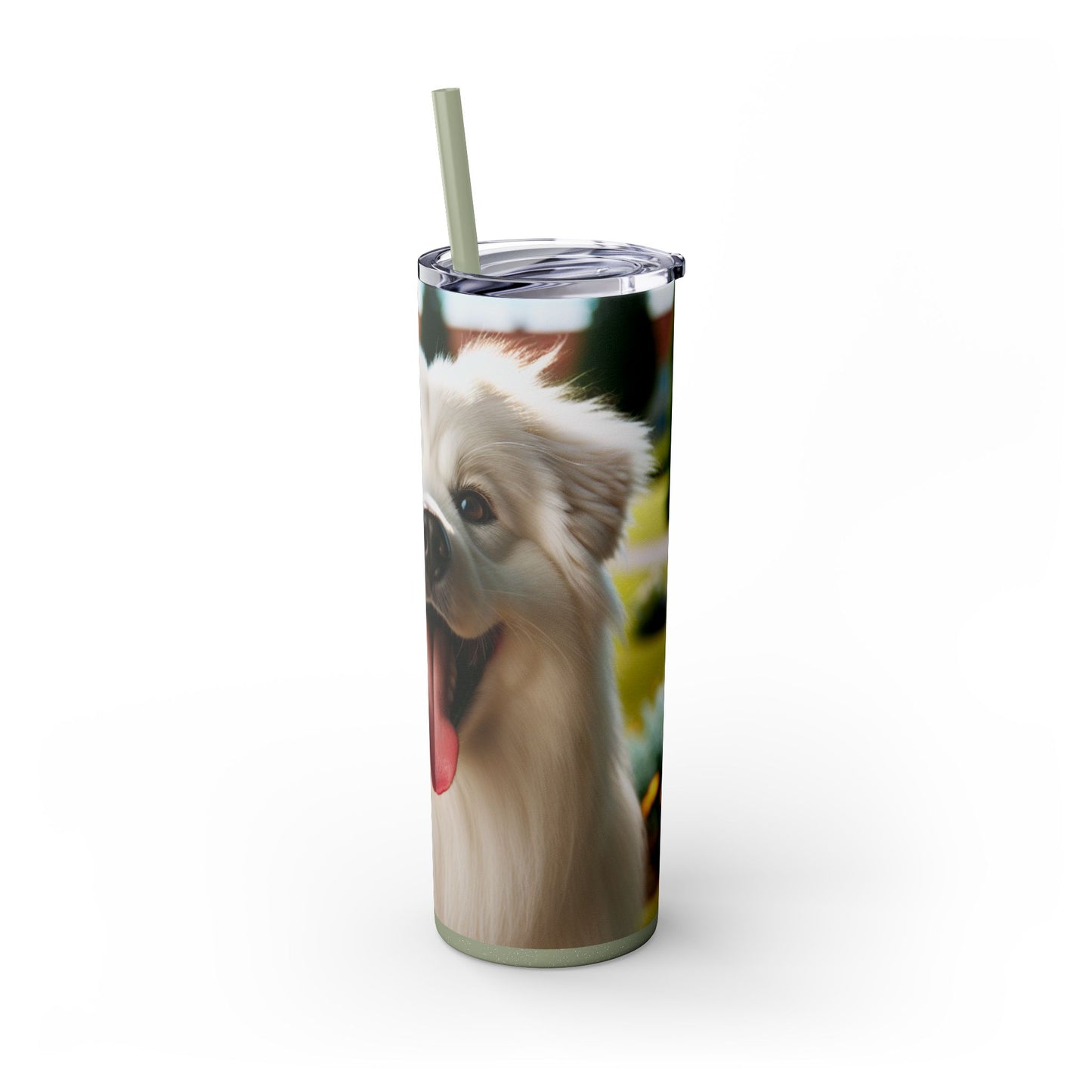 Slovensky Cuvac Tumbler with Straw, 20oz