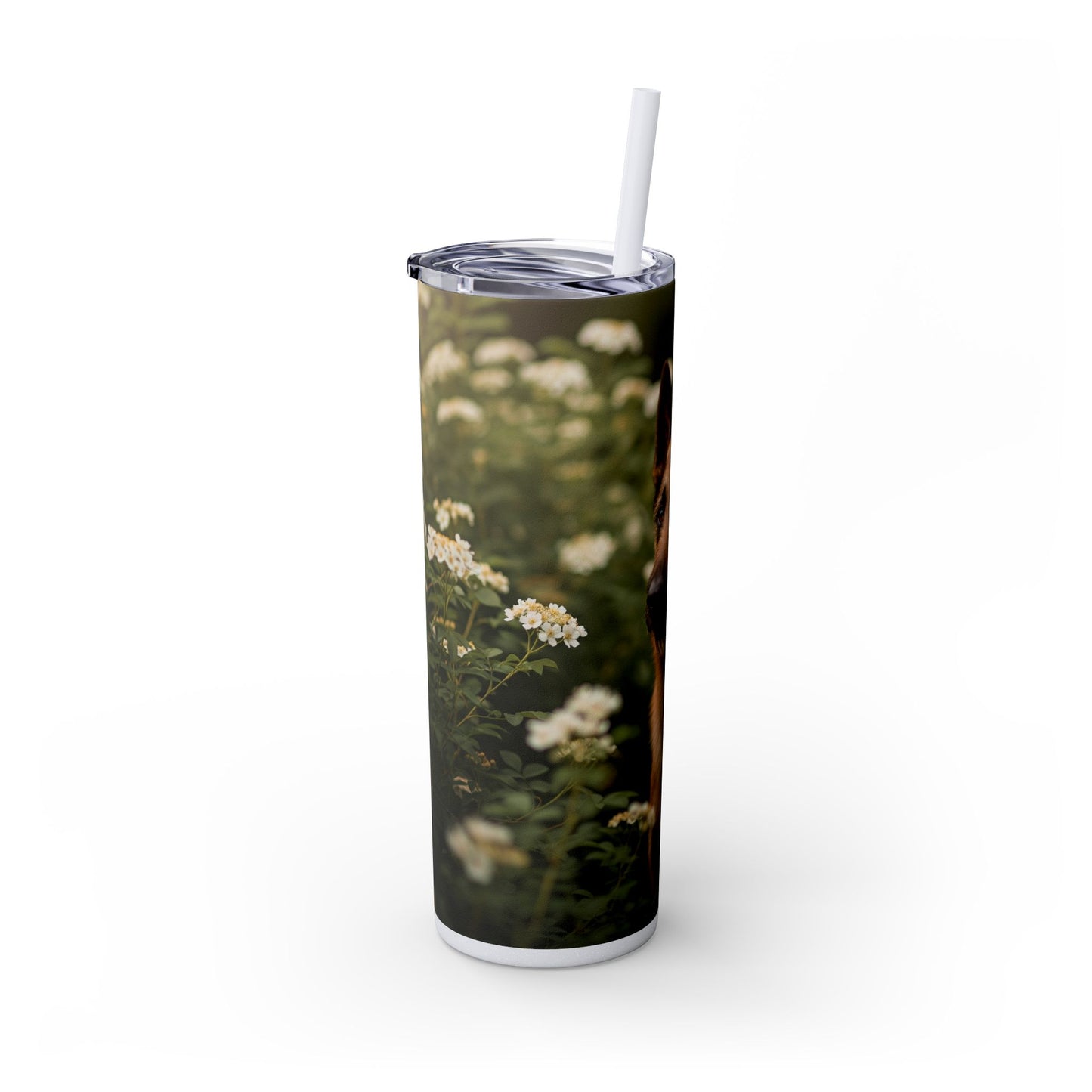 Belgian Shepherd Dog Laekenois Tumbler with Straw, 20oz