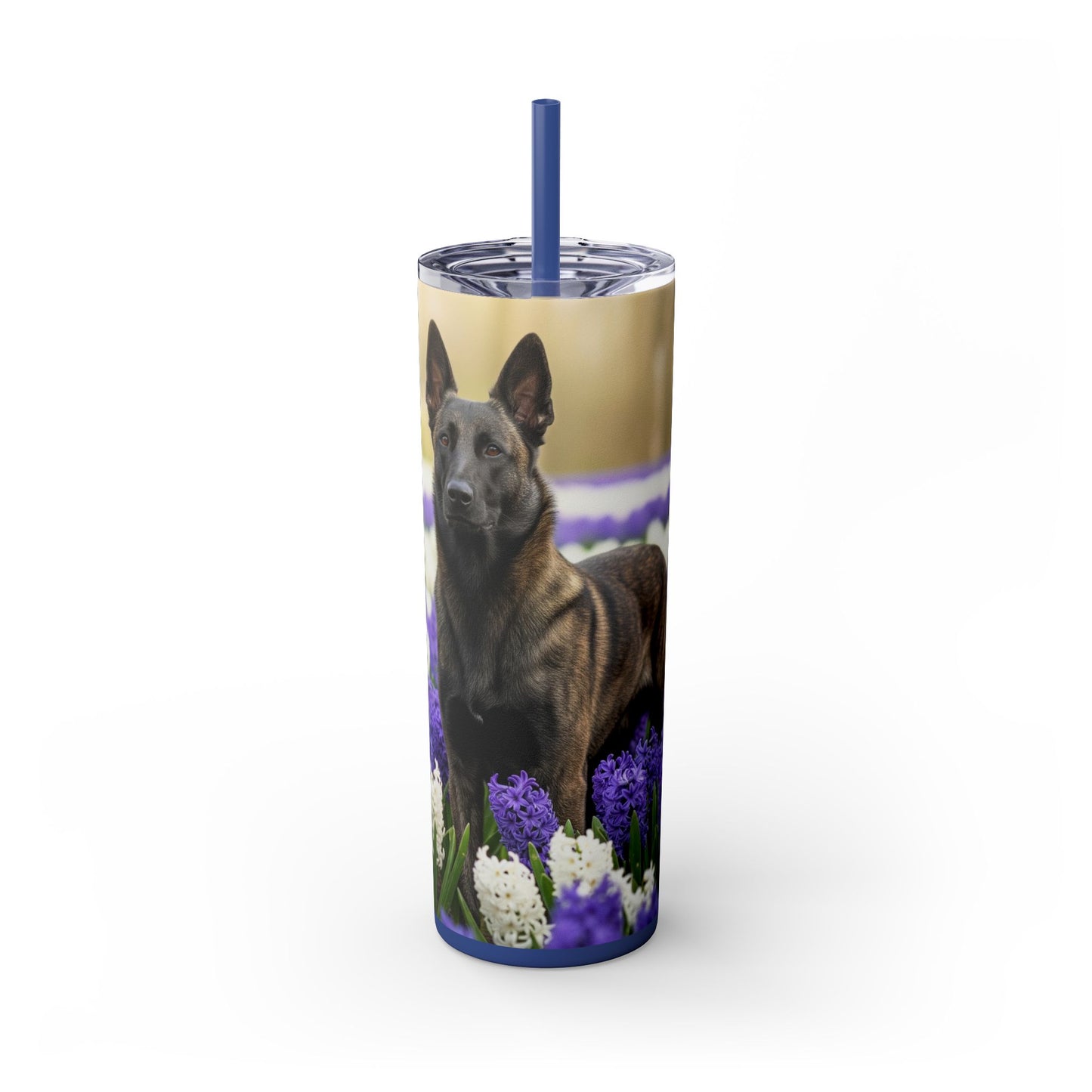 Dutch Shepherd Dog Tumbler with Straw, 20oz