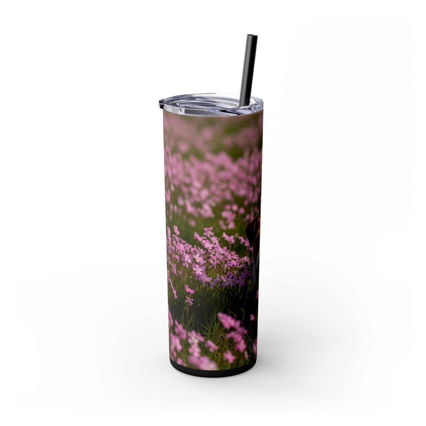Parson Russell Terrier Skinny Tumbler with Straw, 20oz