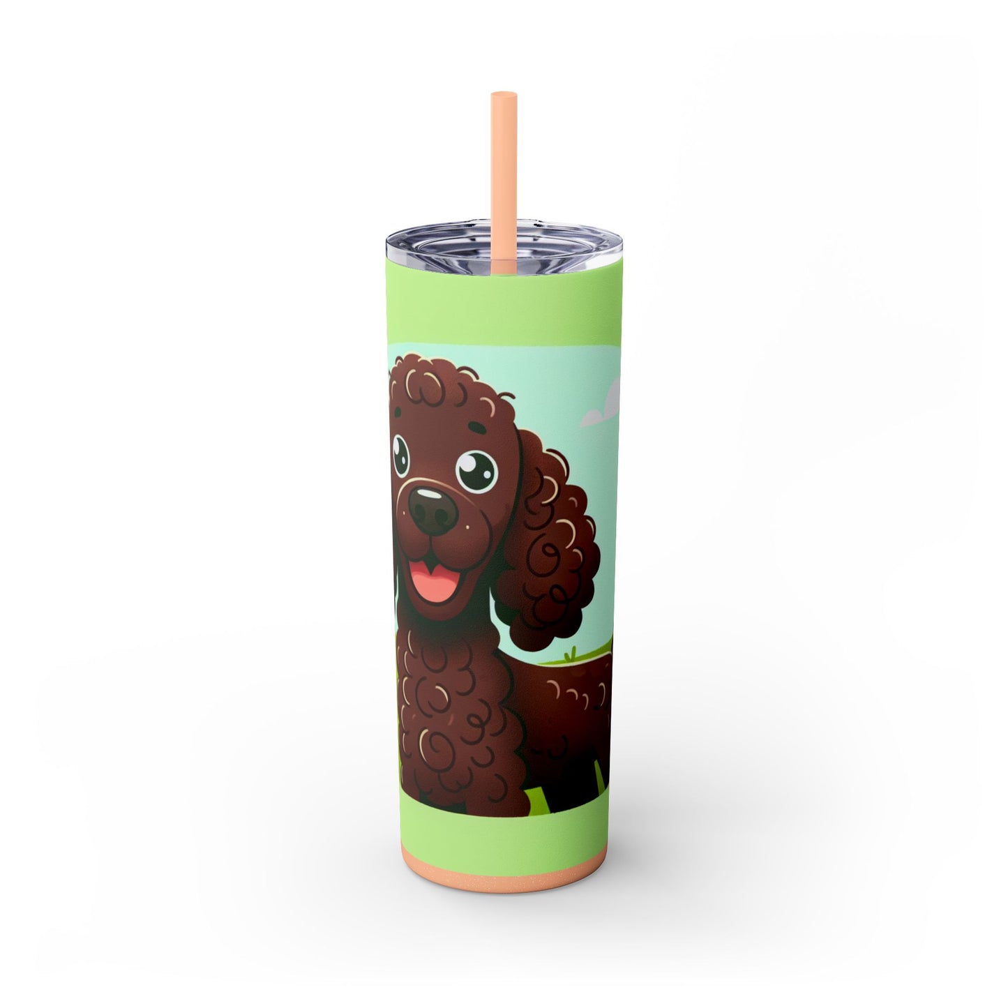 Irish Water Spaniel Tumbler with Straw, 20oz