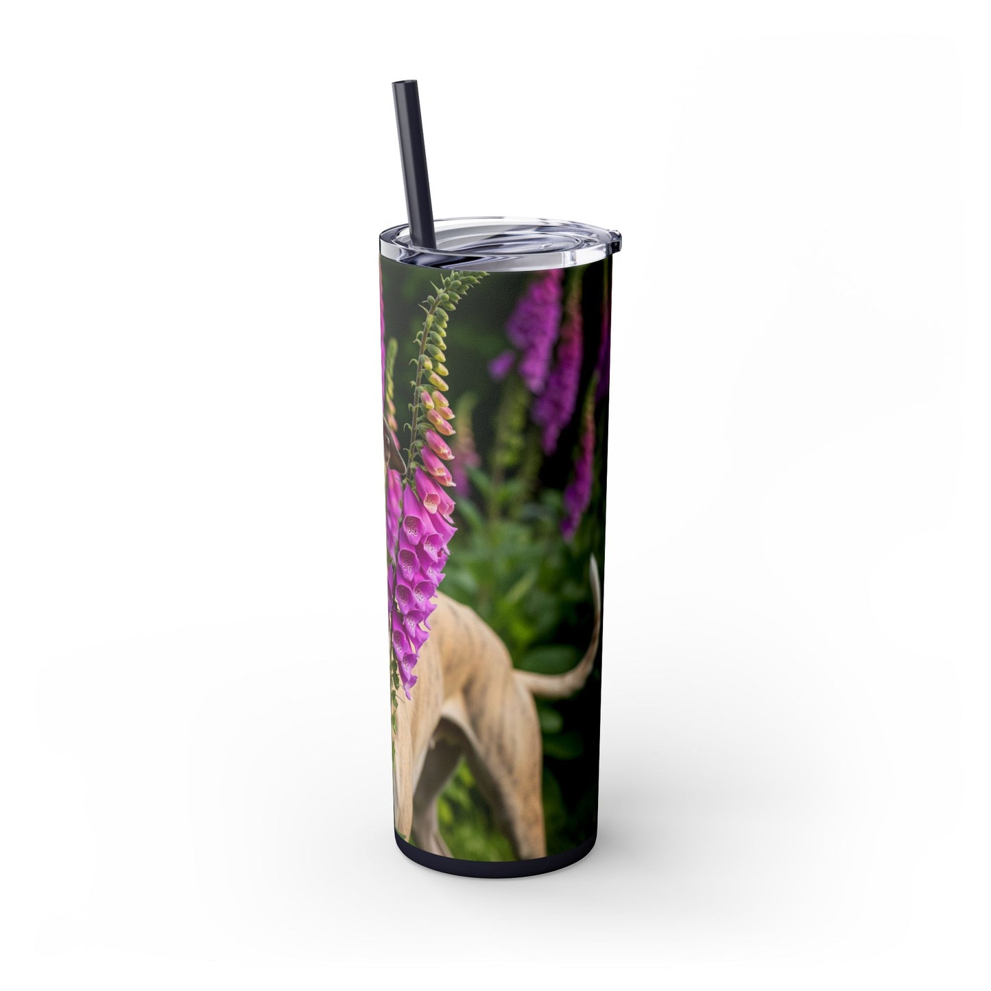 Whippet Skinny Tumbler with Straw, 20oz
