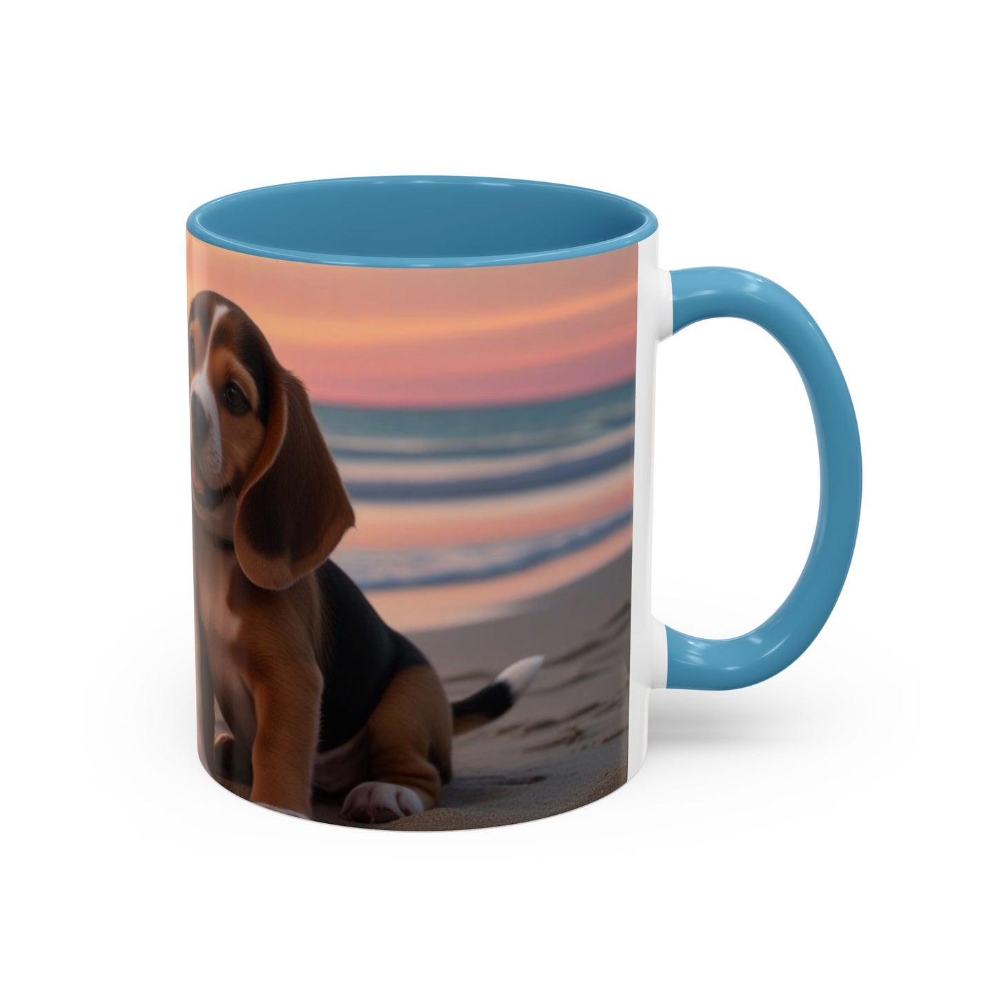 Beagle Love Accent Coffee Mug - Perfect Gift for Dog Lovers