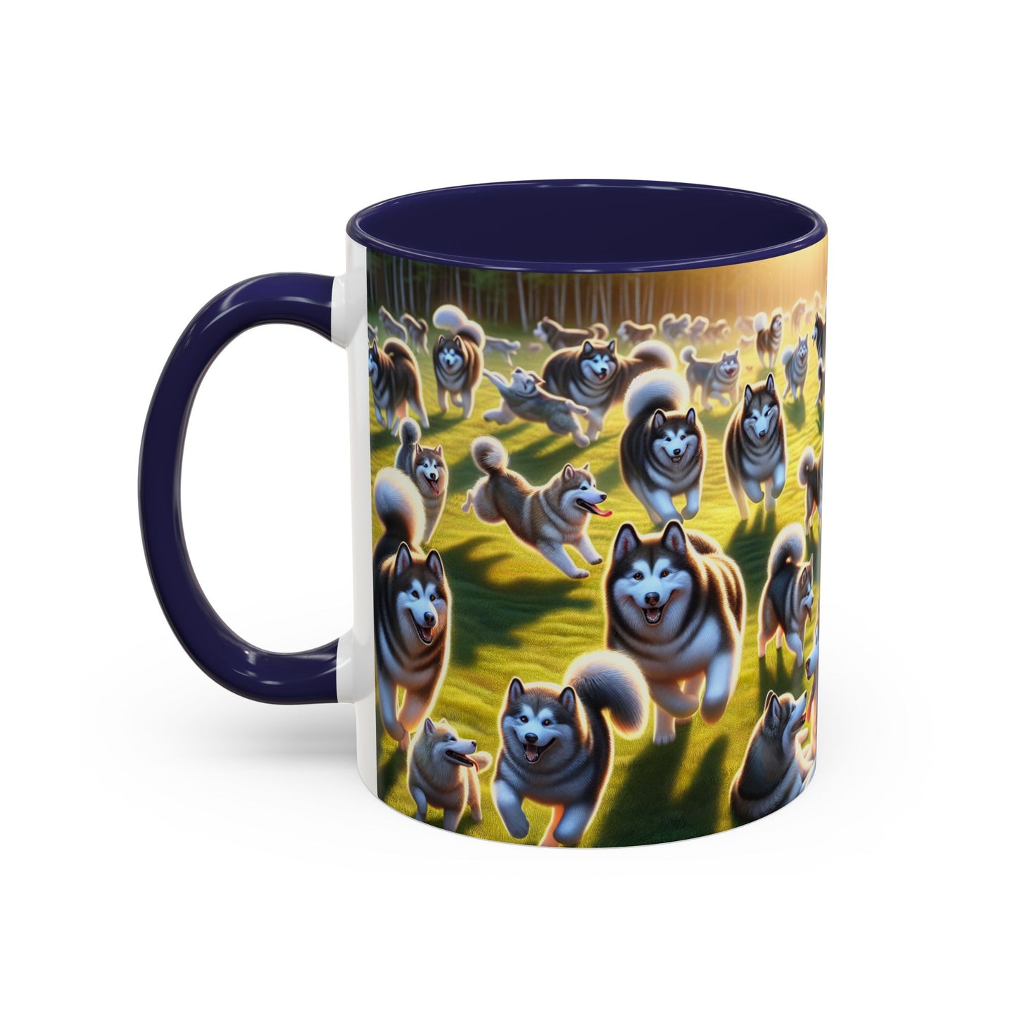 Alaskan Malamute Accent Coffee Mug - Perfect Gift for Dog Lovers