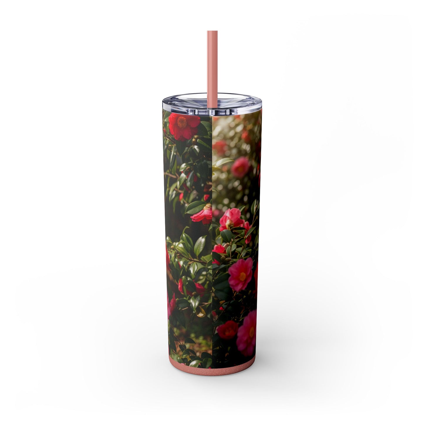 Shiba Inu Skinny Tumbler with Straw, 20oz