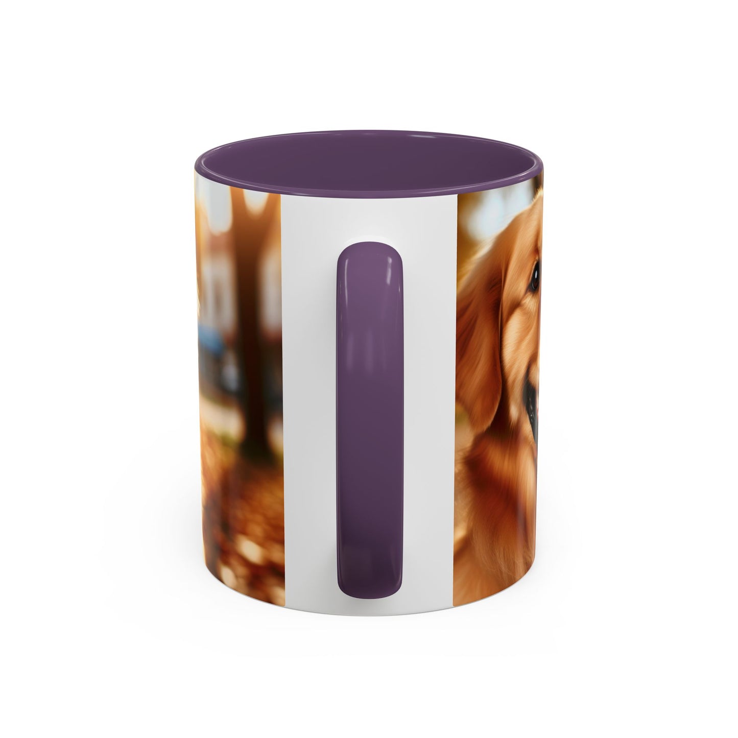 Golden Retriever Accent Coffee Mug - Perfect Gift for Dog Lovers