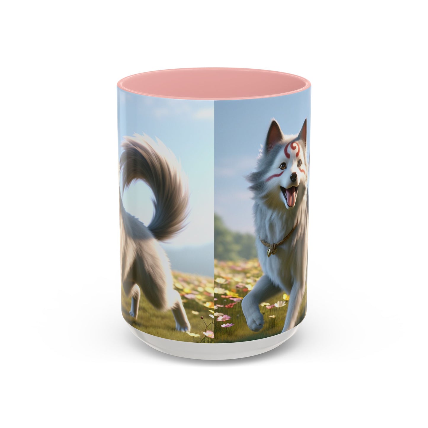 Cadabomb Okami Accent Coffee Mug - Perfect Gift for Dog Lovers