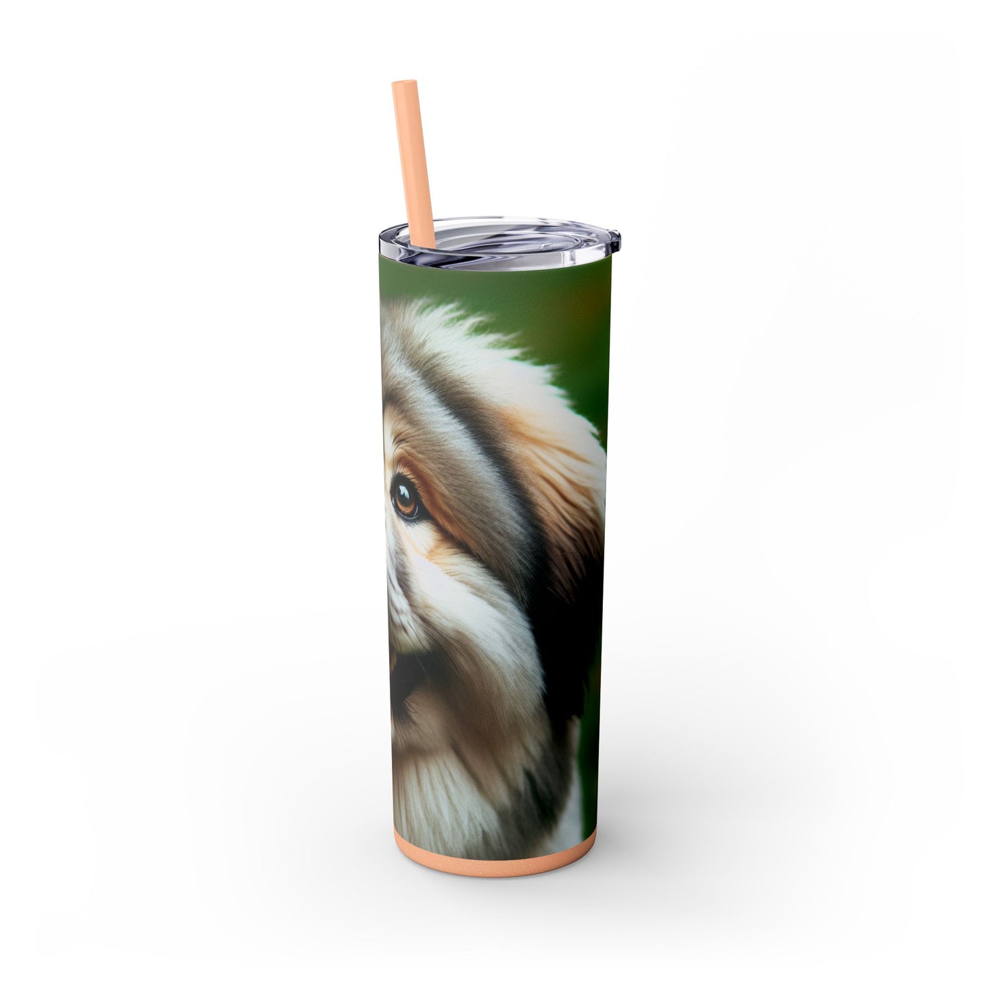 Tibetan Kyi Apso Tumbler with Straw, 20oz