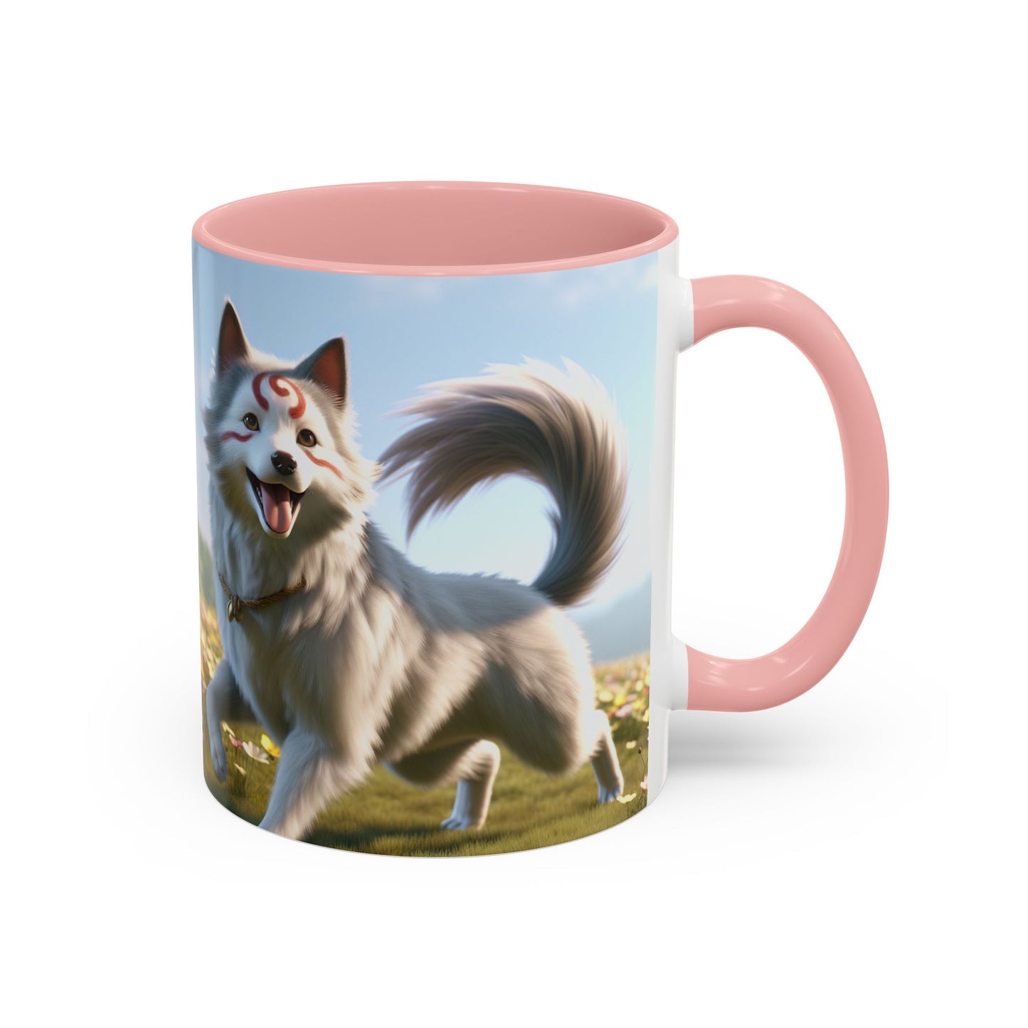 Cadabomb Okami Accent Coffee Mug - Perfect Gift for Dog Lovers