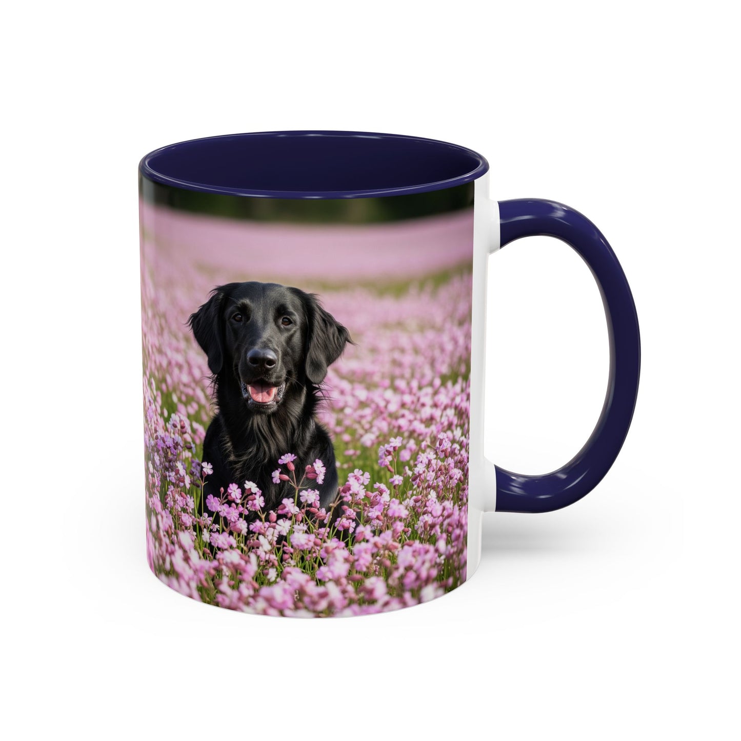 Flat Coated Retriever Accent Coffee Mug - Perfect Gift for Dog Lovers