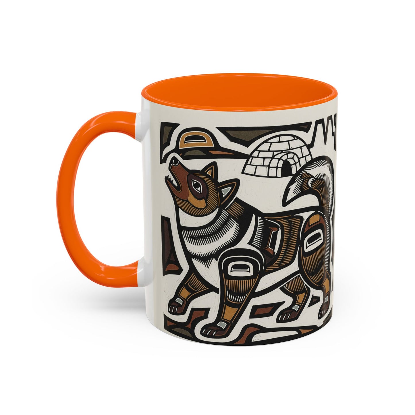 Canadian Eskimo Dog Accent Coffee Mug - Perfect Gift for Dog Lovers