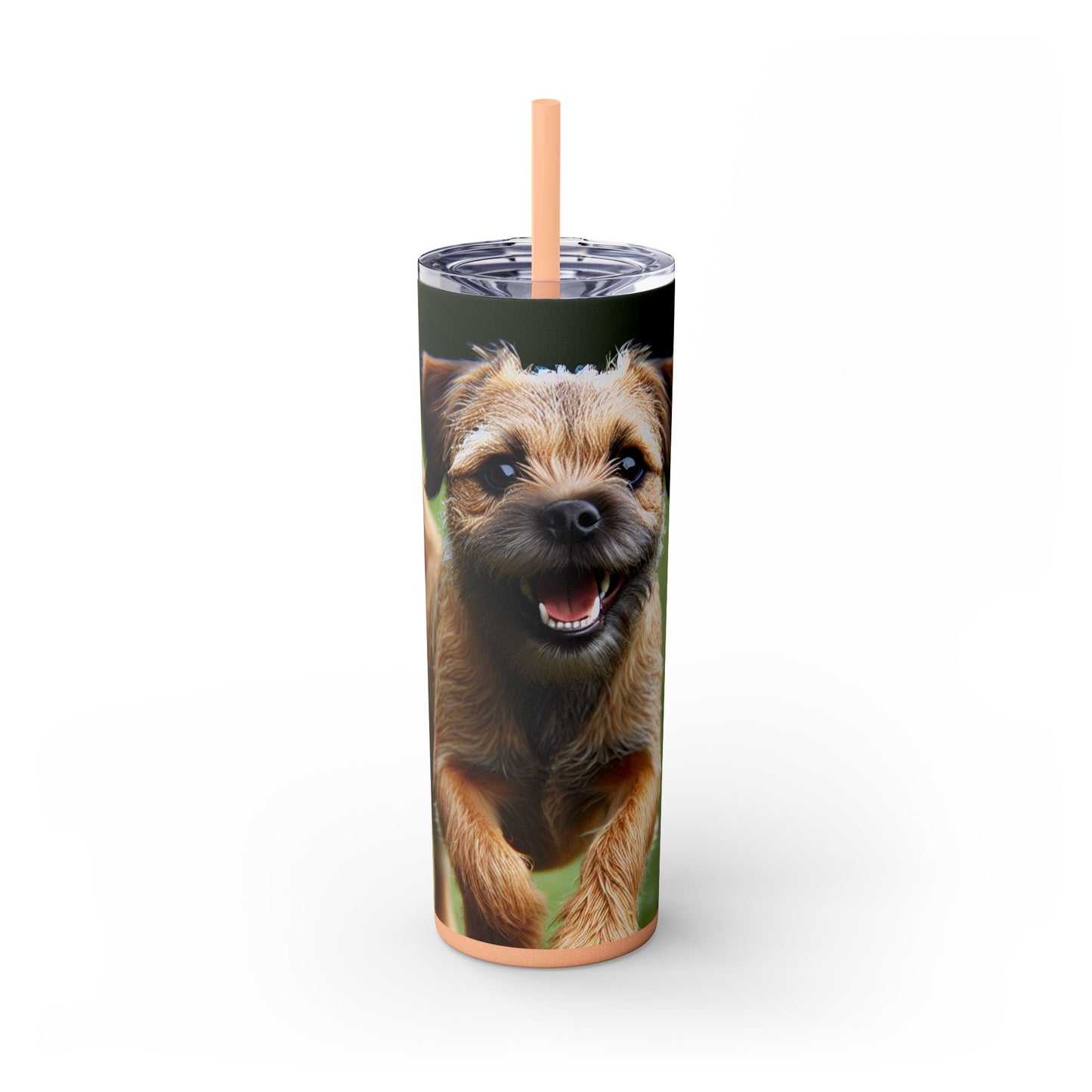 Border Terrier Tumbler with Straw, 20oz