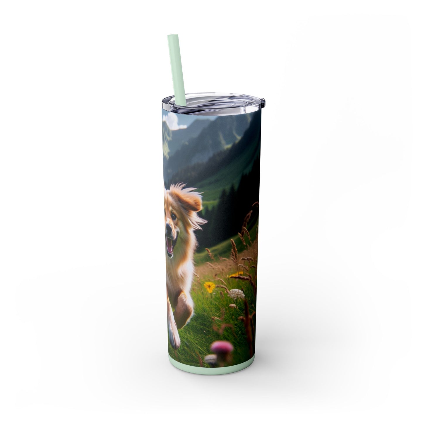 Romanian Carpathian Shepherd Tumbler with Straw, 20oz