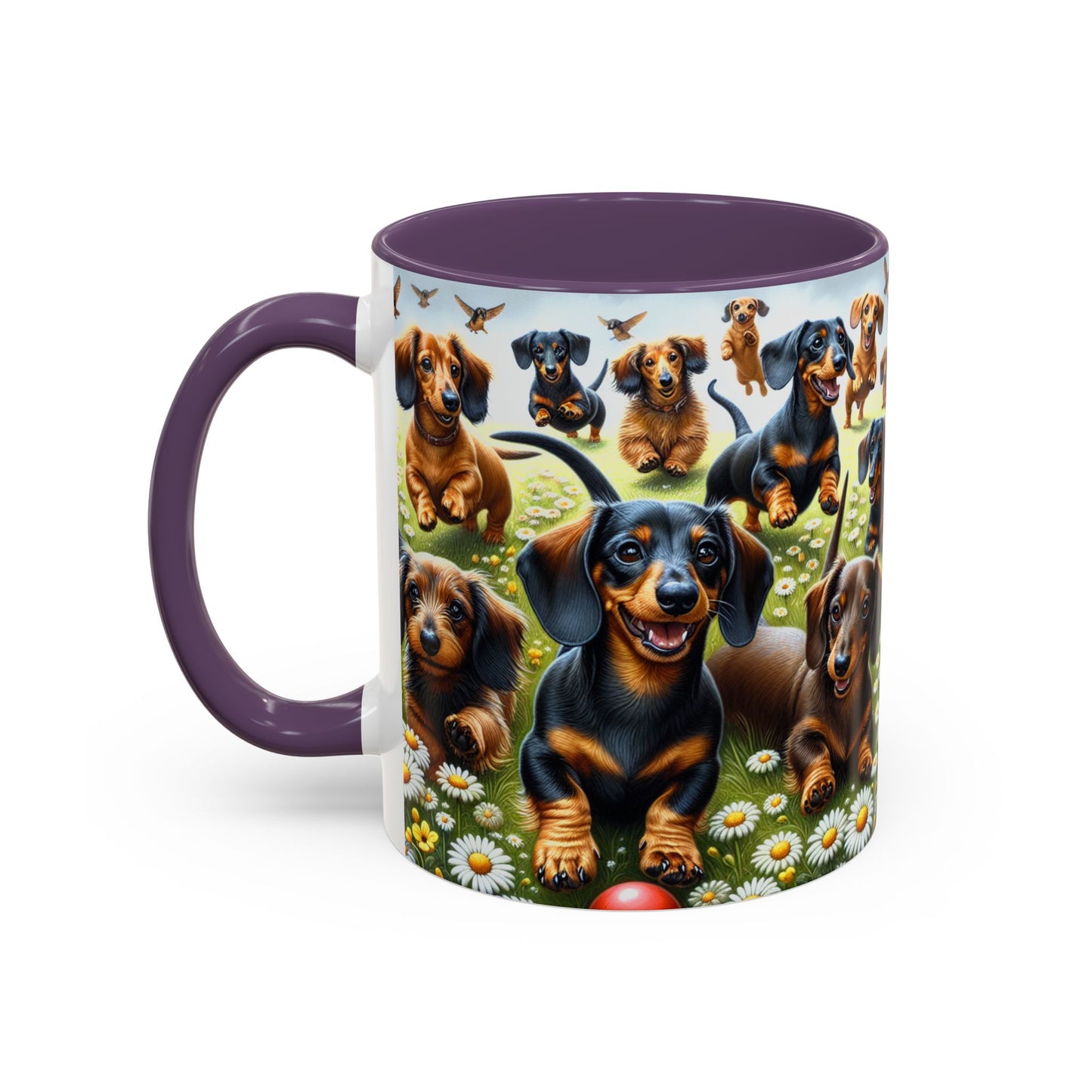 Dachshund Accent Coffee Mug - Perfect Gift for Dog Lovers