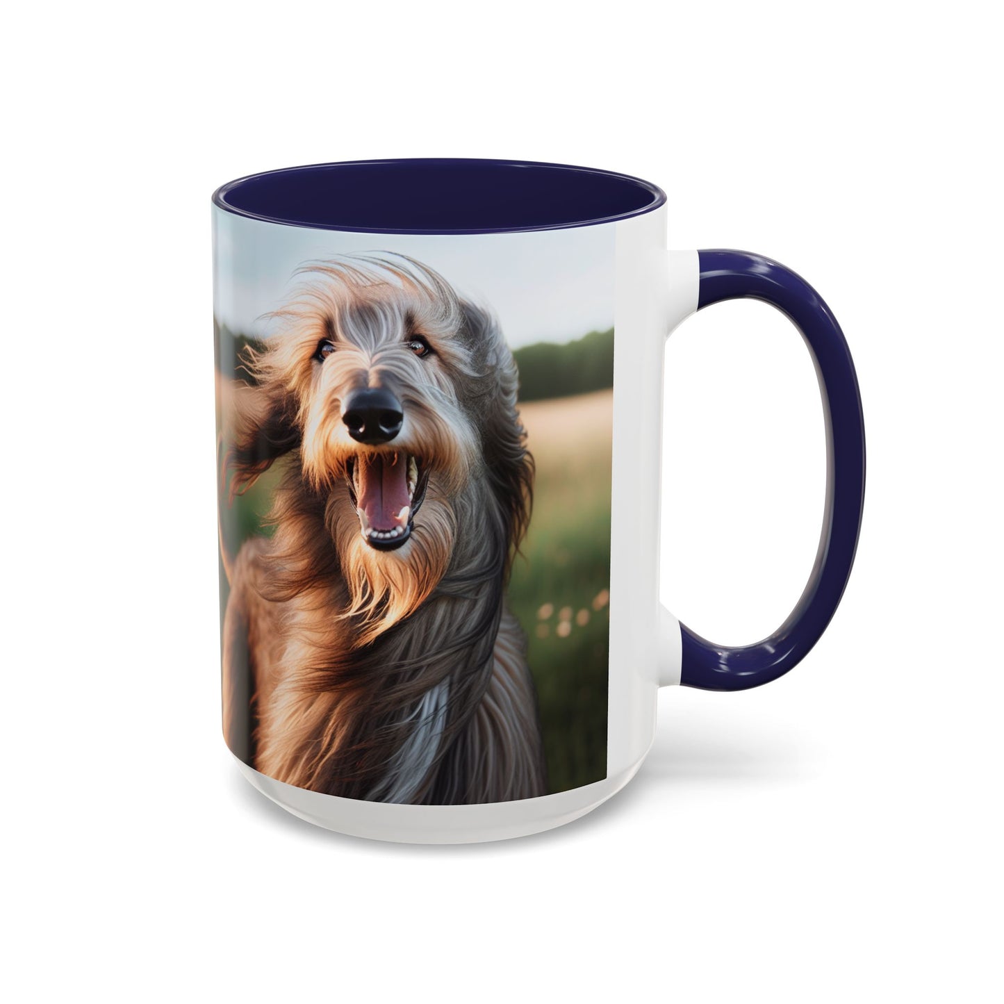 Scottish Deerhound Accent Coffee Mug - Perfect Gift for Dog Lovers