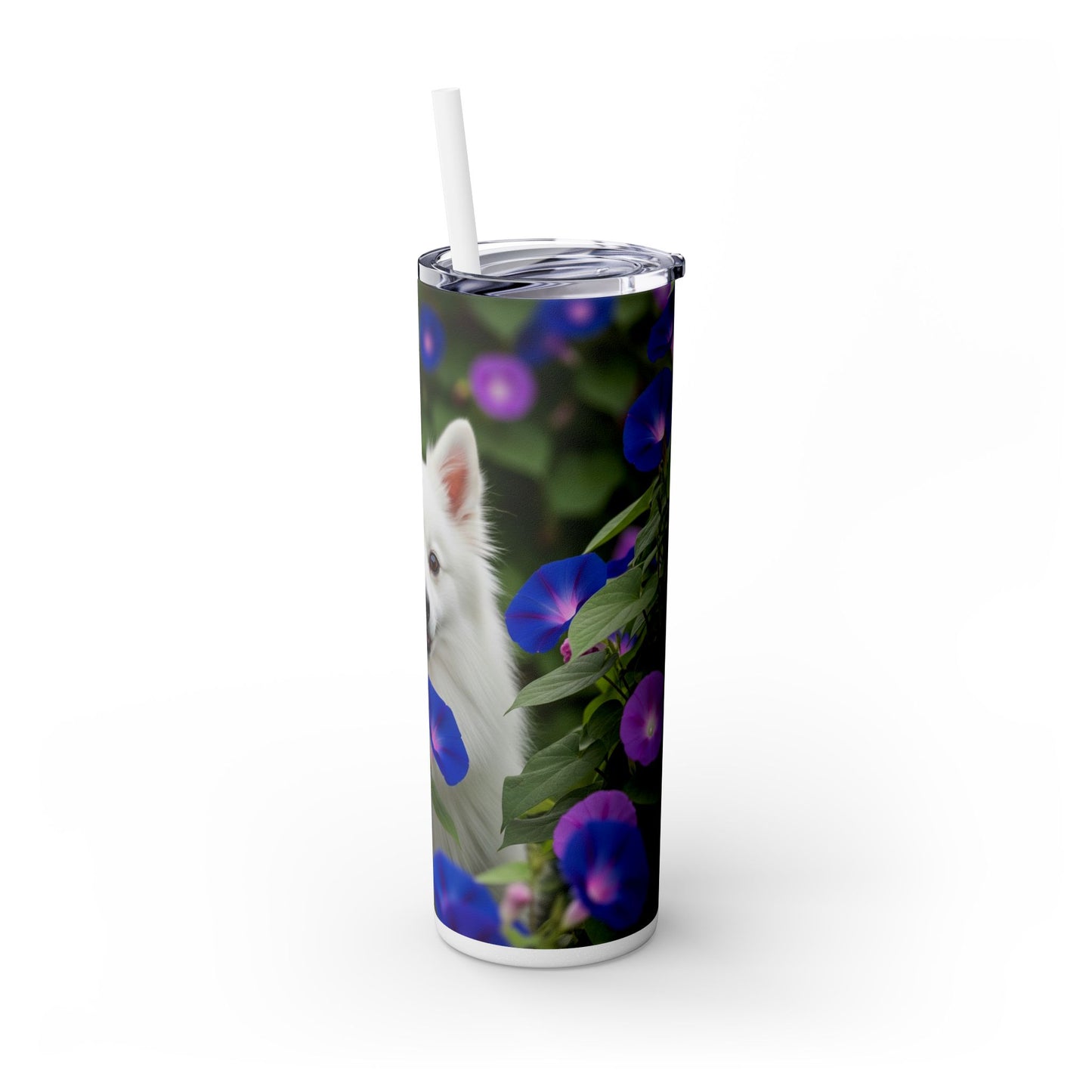 Japanese Spitz Tumbler with Straw, 20oz
