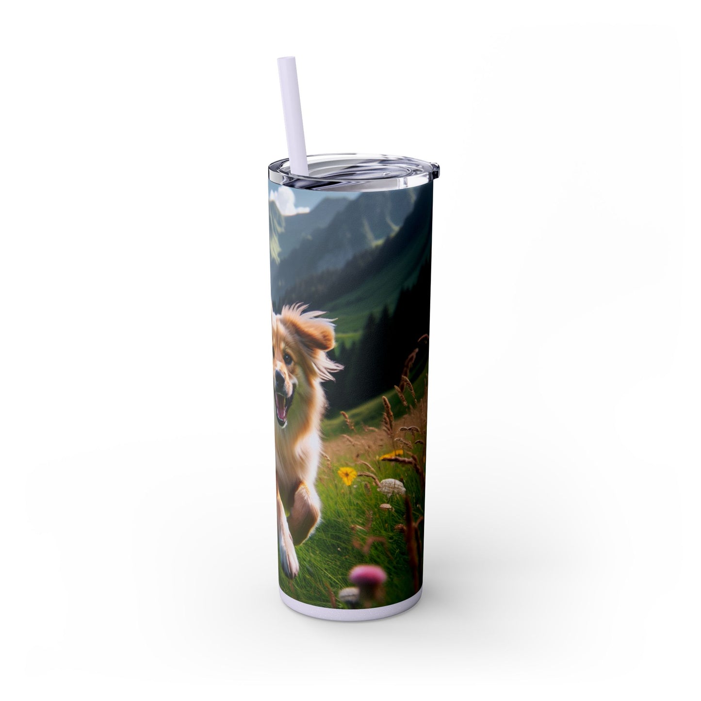 Romanian Carpathian Shepherd Tumbler with Straw, 20oz