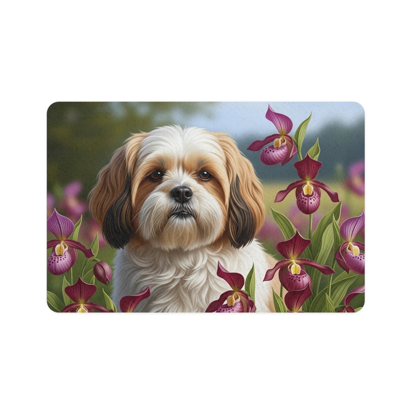 Pet Food Mat (12x18) - Lhasa Apso
