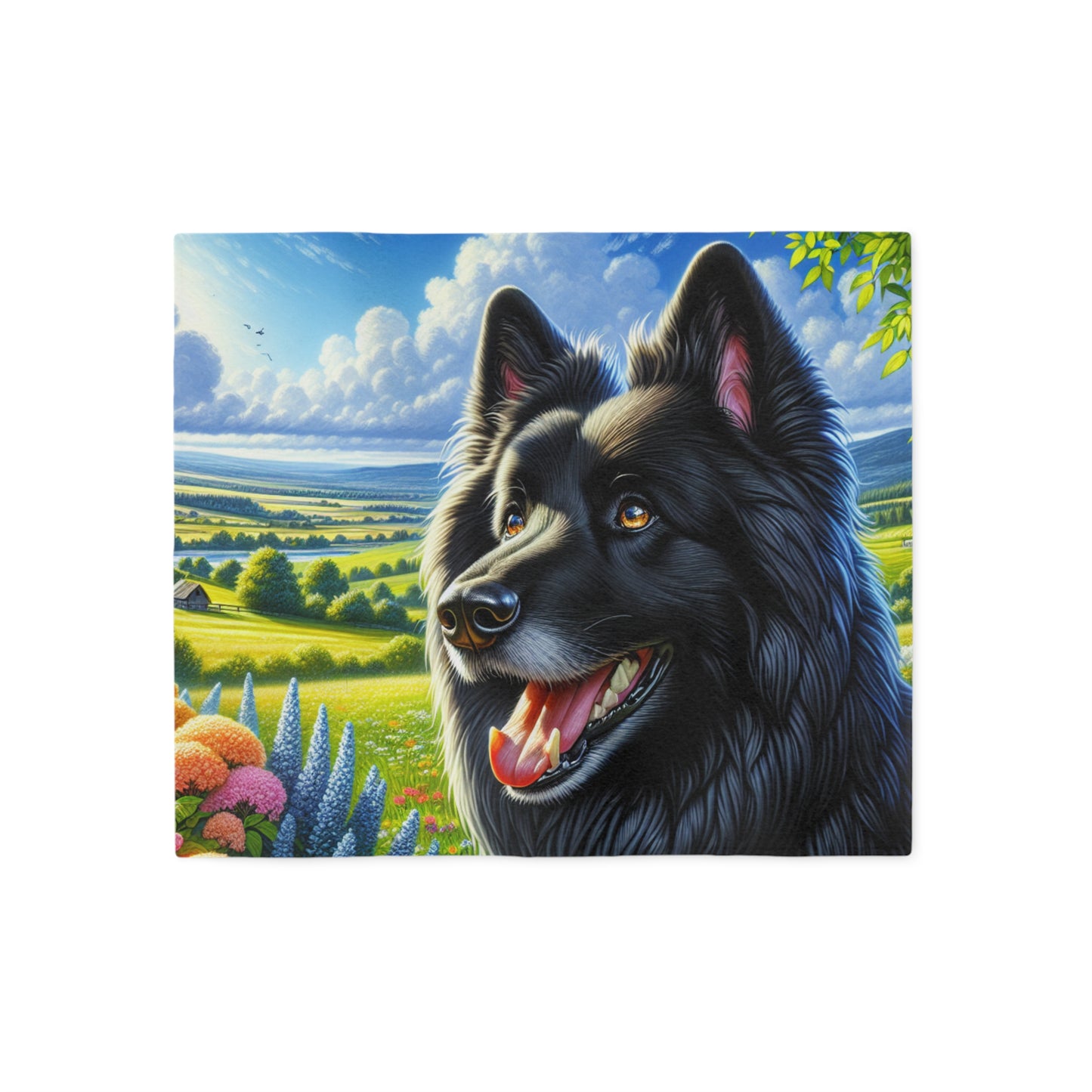 Croatian Sheepdog Sweatshirt Blanket