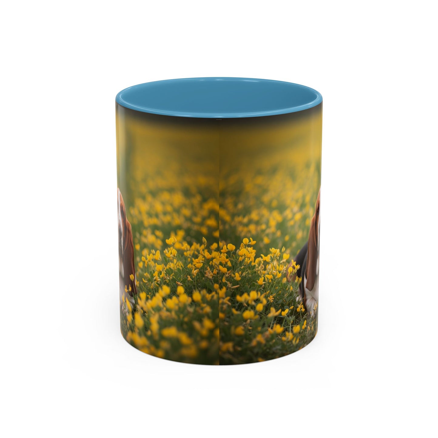 Basset Hound Accent Coffee Mug - Perfect Gift for Dog Lovers