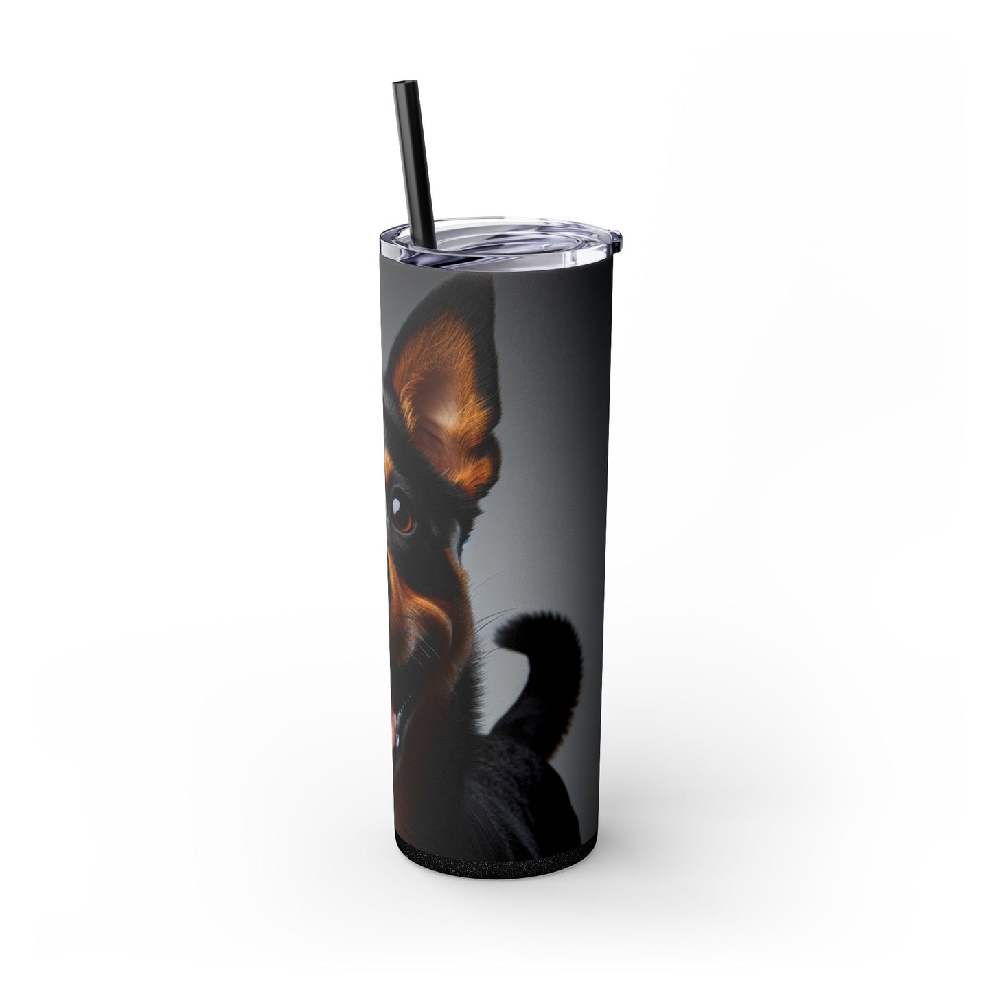 Lancashire Heeler Tumbler with Straw, 20oz