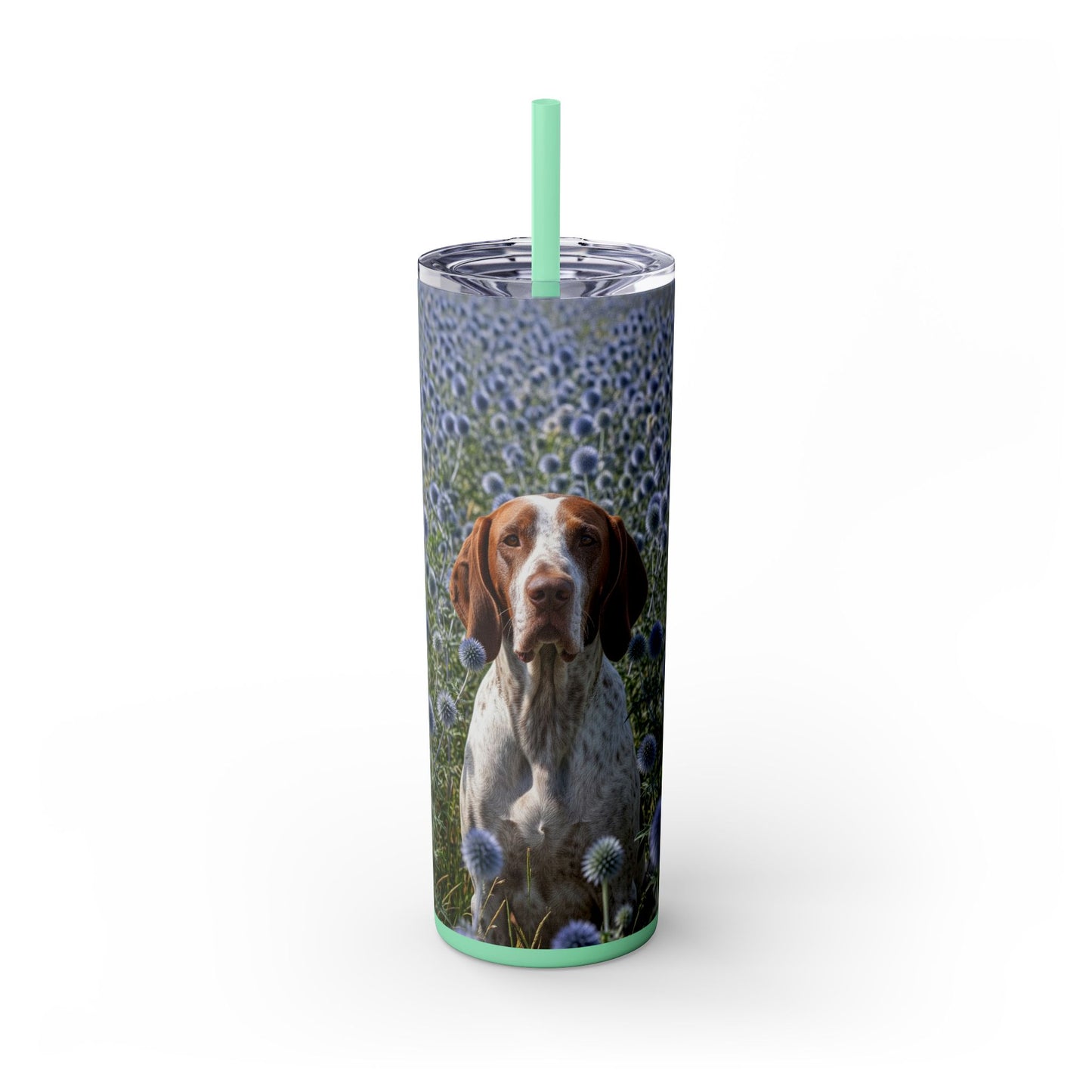 Braque Francais Pyrenean Tumbler with Straw, 20oz