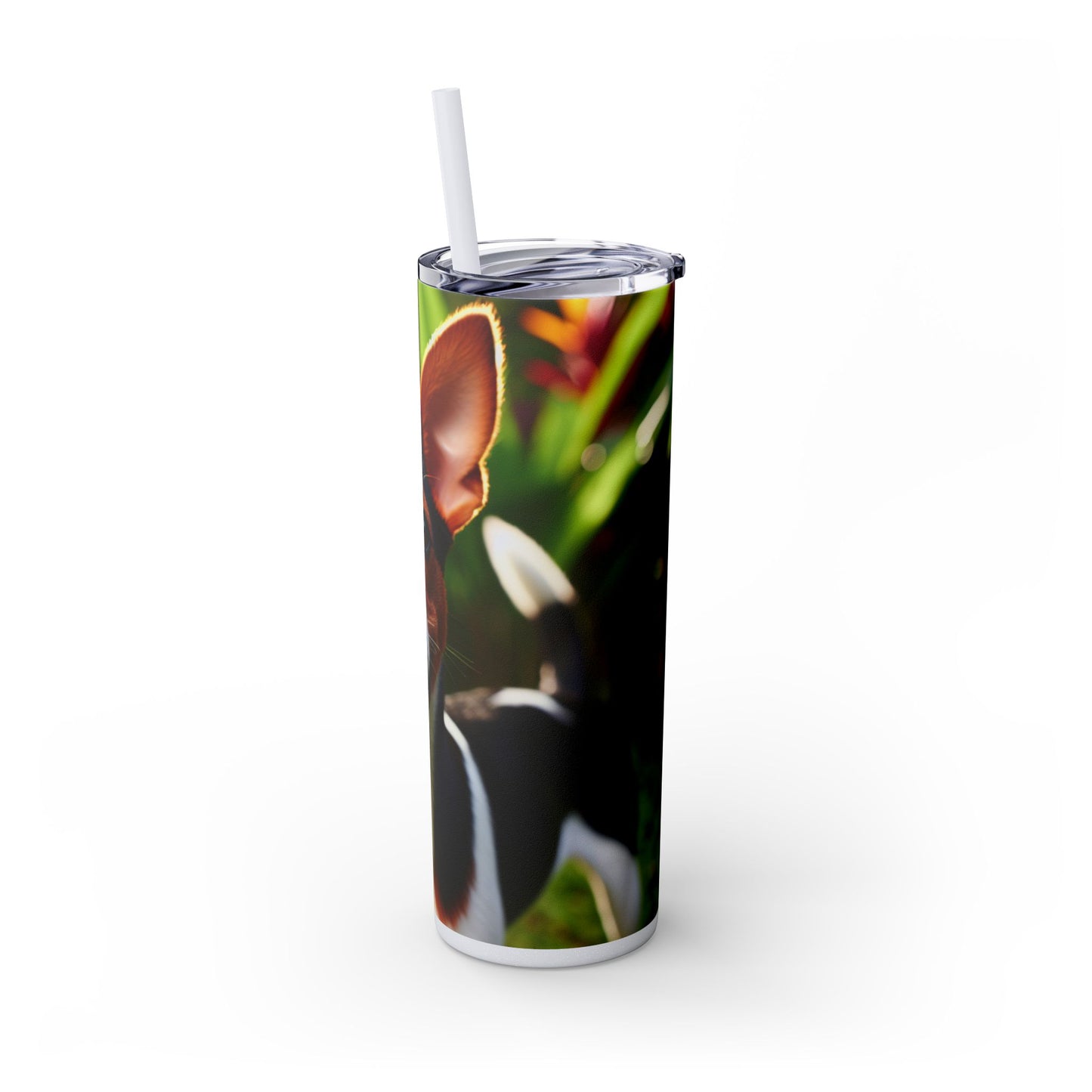 Brazilian Terrier Tumbler with Straw, 20oz