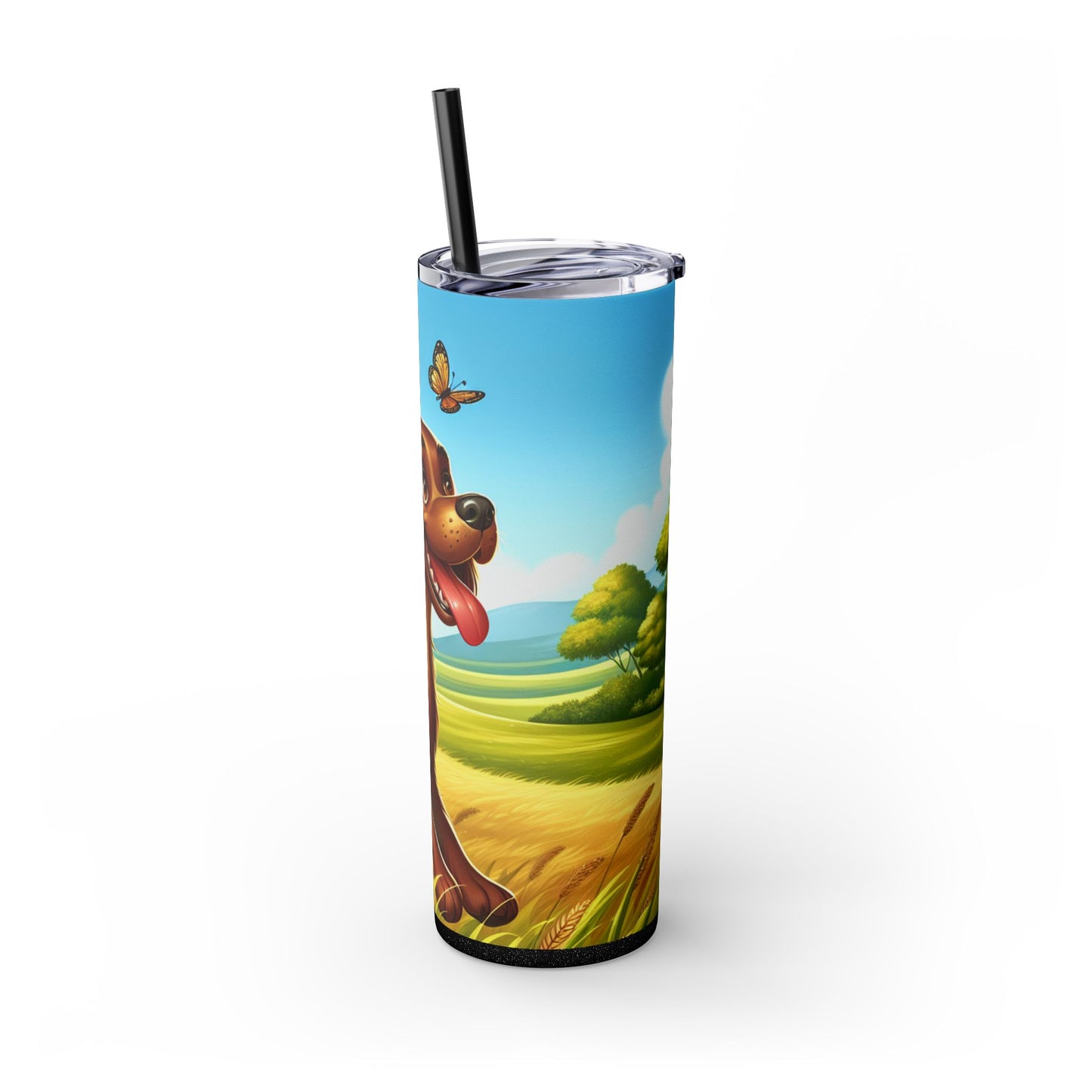 Field Spaniel Tumbler with Straw, 20oz