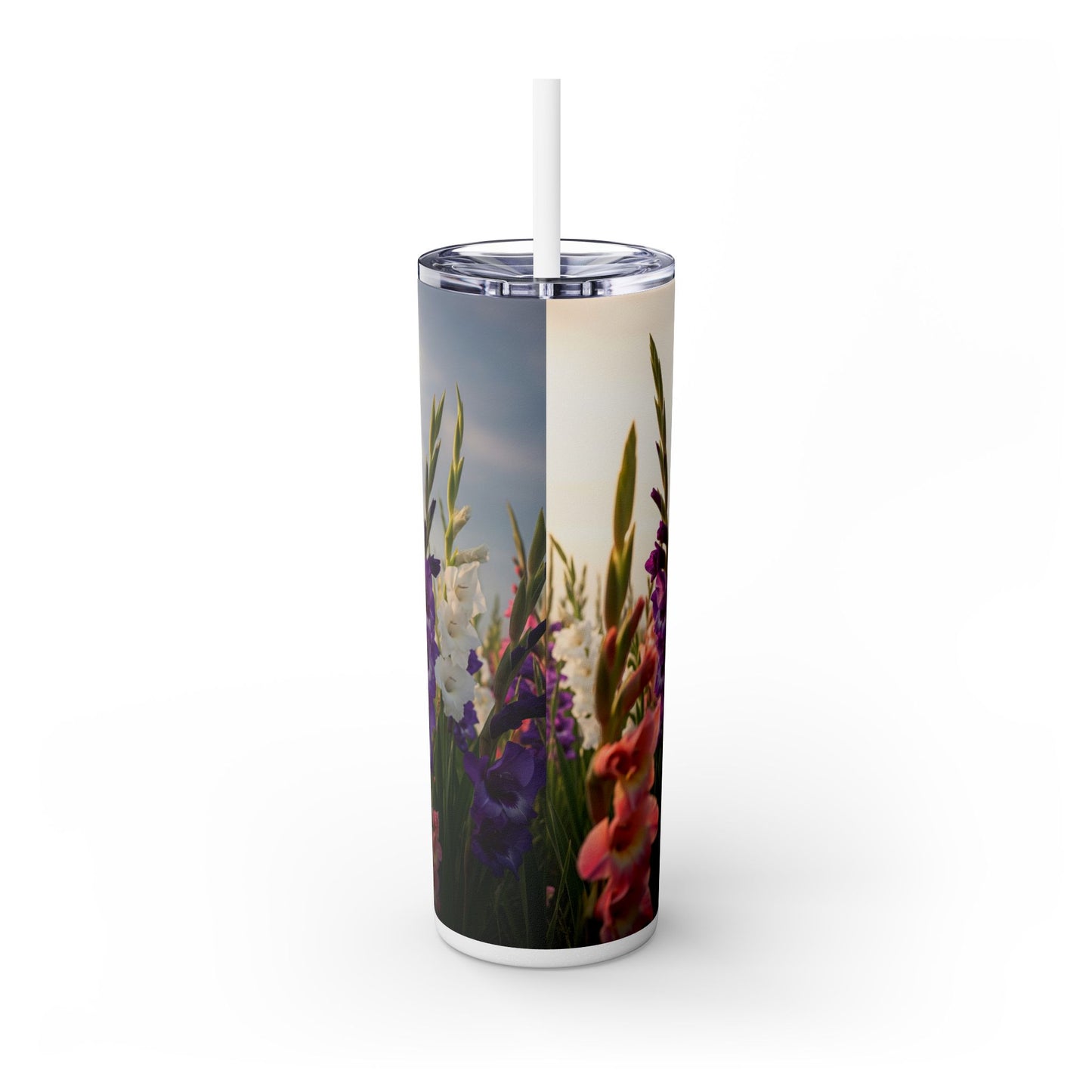Cane Corso Skinny Tumbler with Straw, 20oz