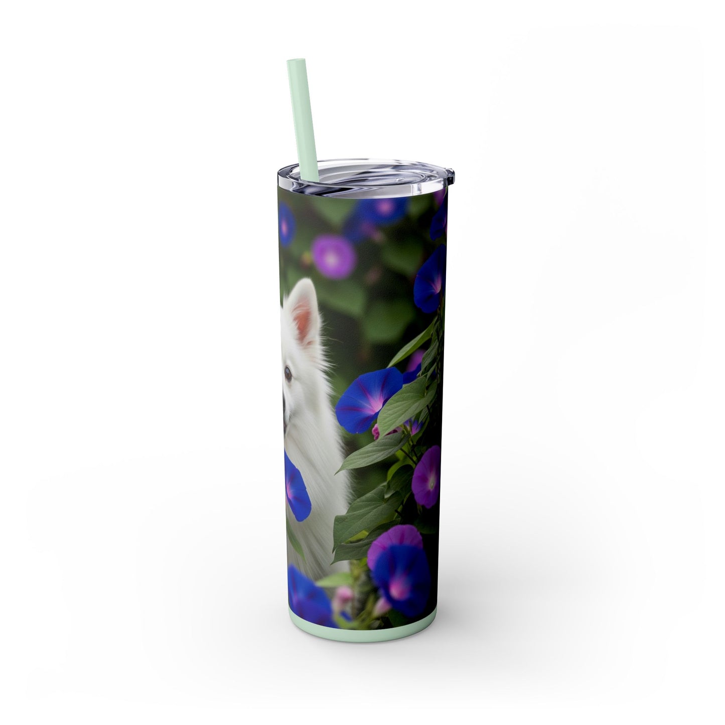 Japanese Spitz Tumbler with Straw, 20oz