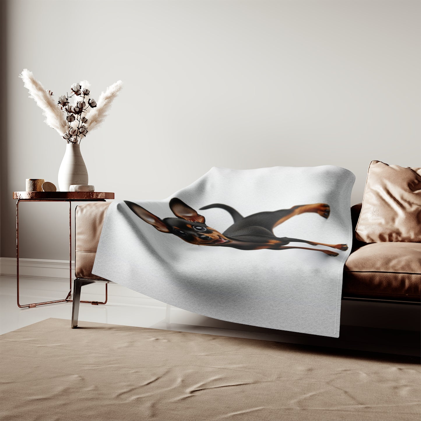 Miniature Pinscher Sweatshirt Blanket